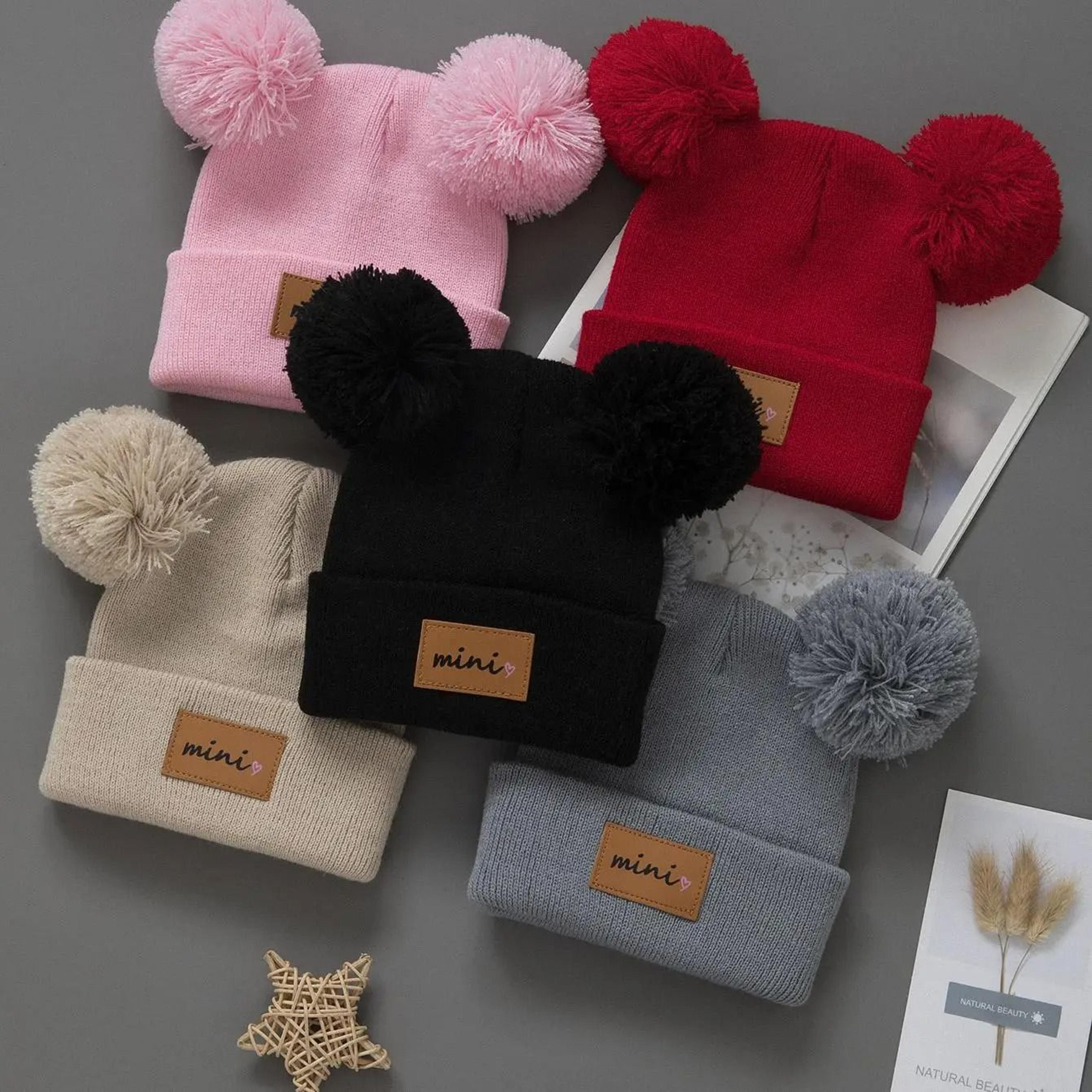 baby winter beanie hat for newborns and toddlers