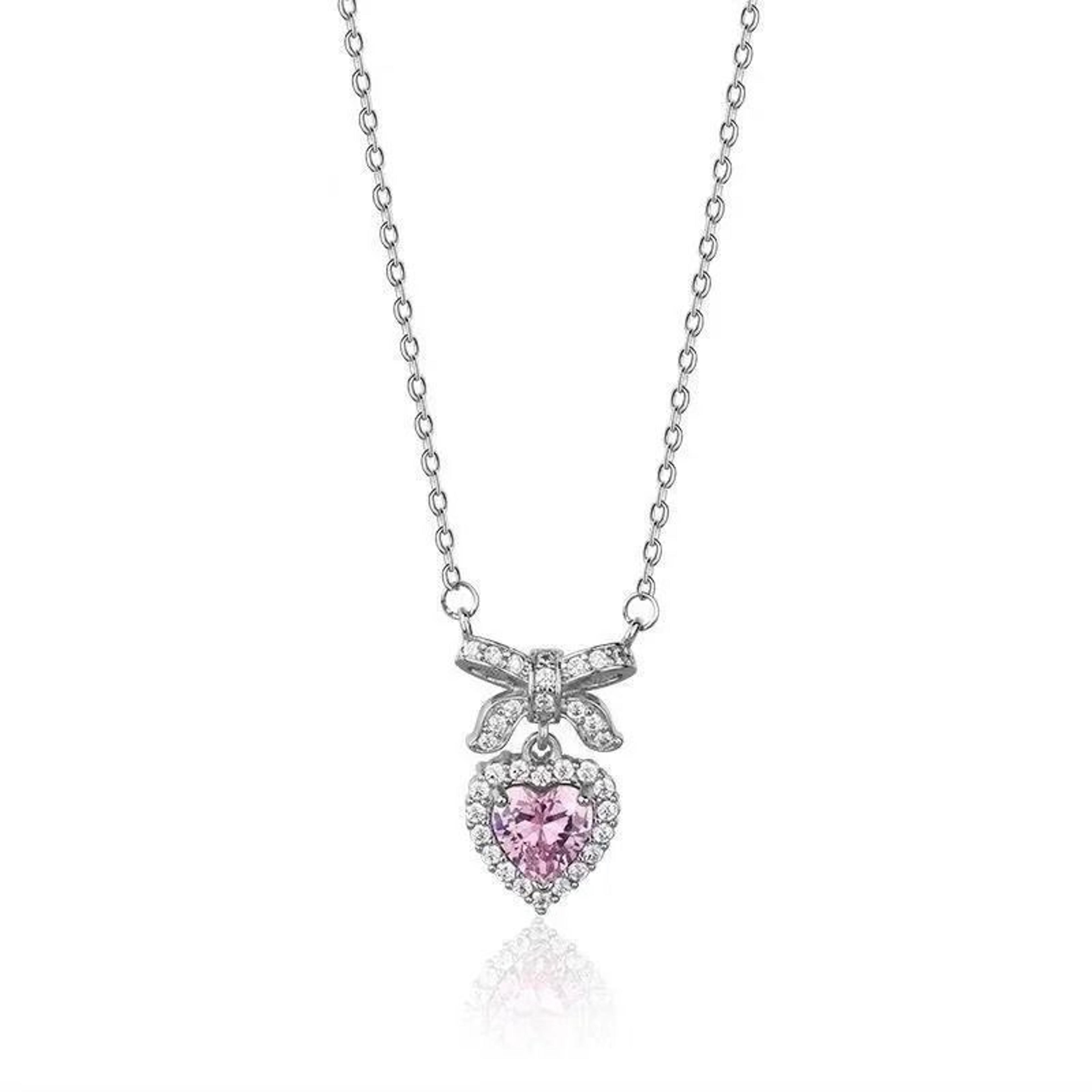 heart frequency clavicle necklace