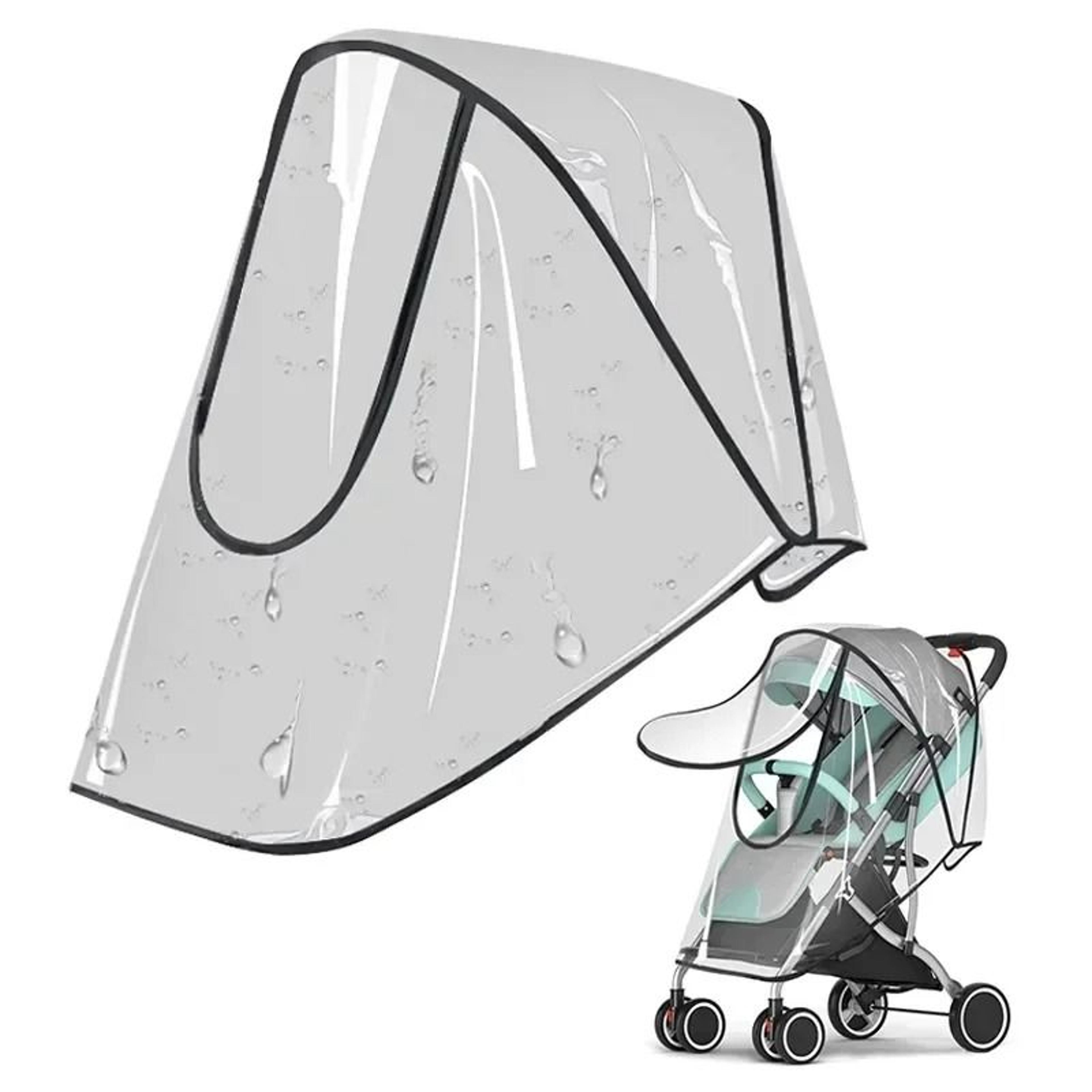universal stroller rain cover transparent windproof waterproof baby weather shield