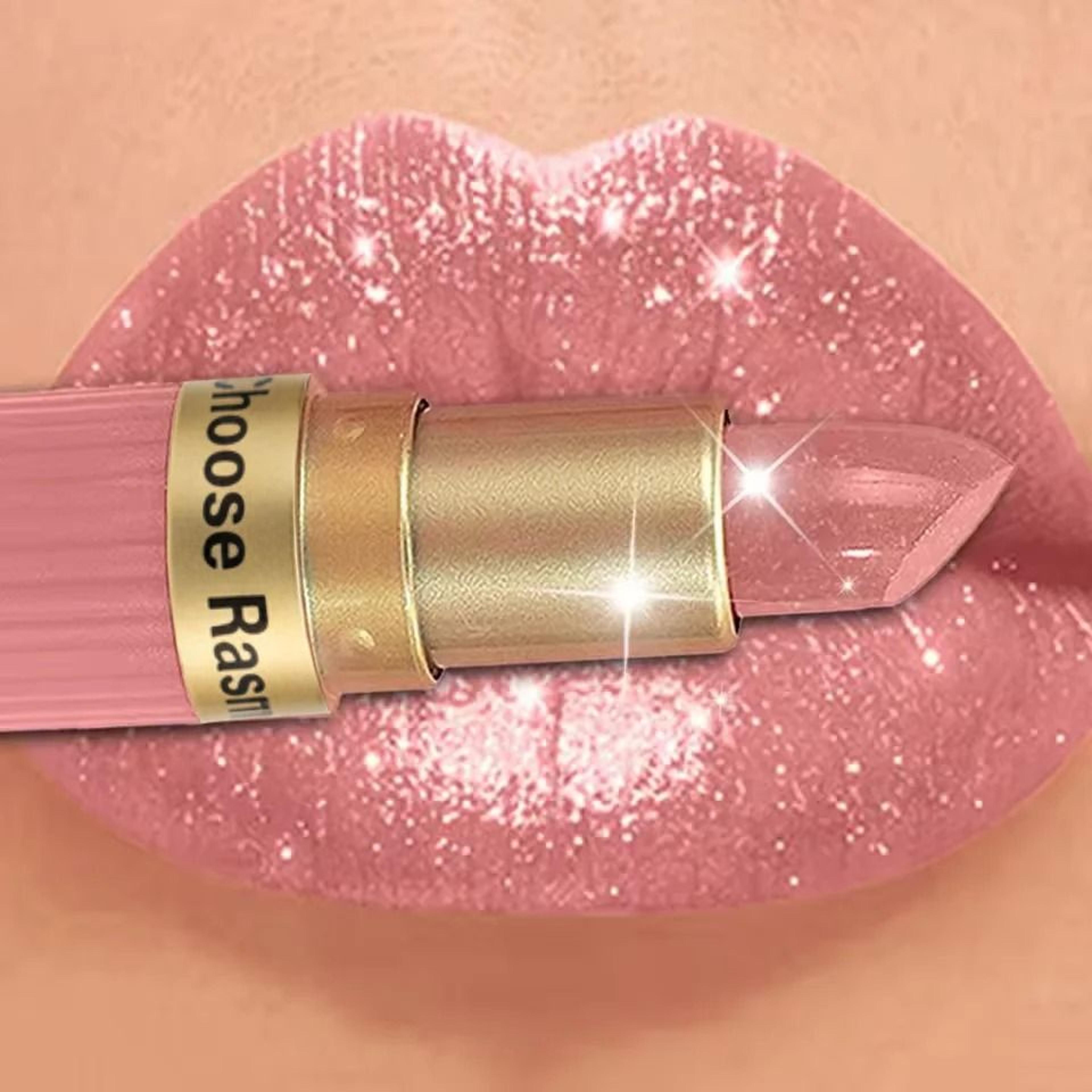 pearlescent matte glitter lipstick