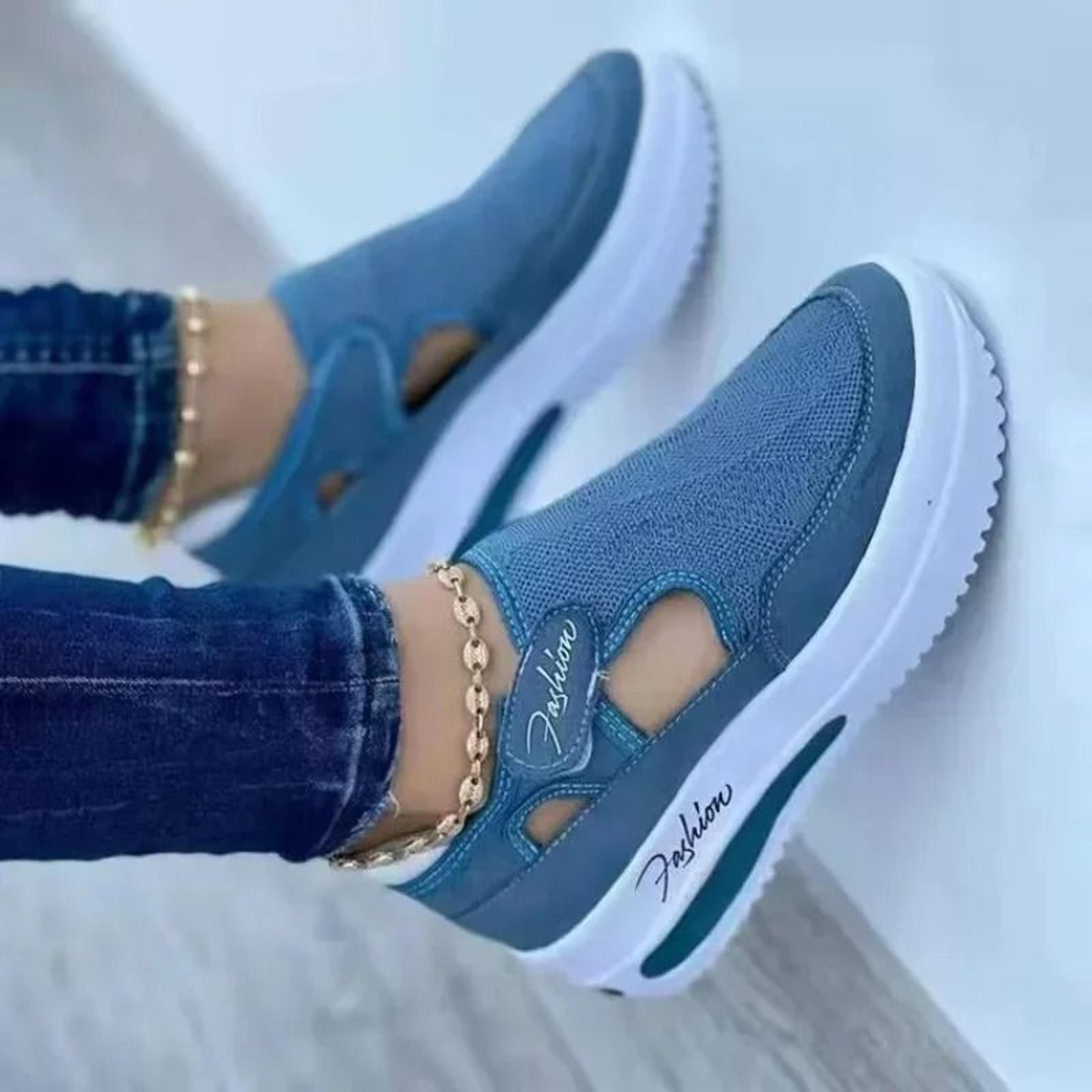 women casual platform sneakers lightweight breathable tennis shoes