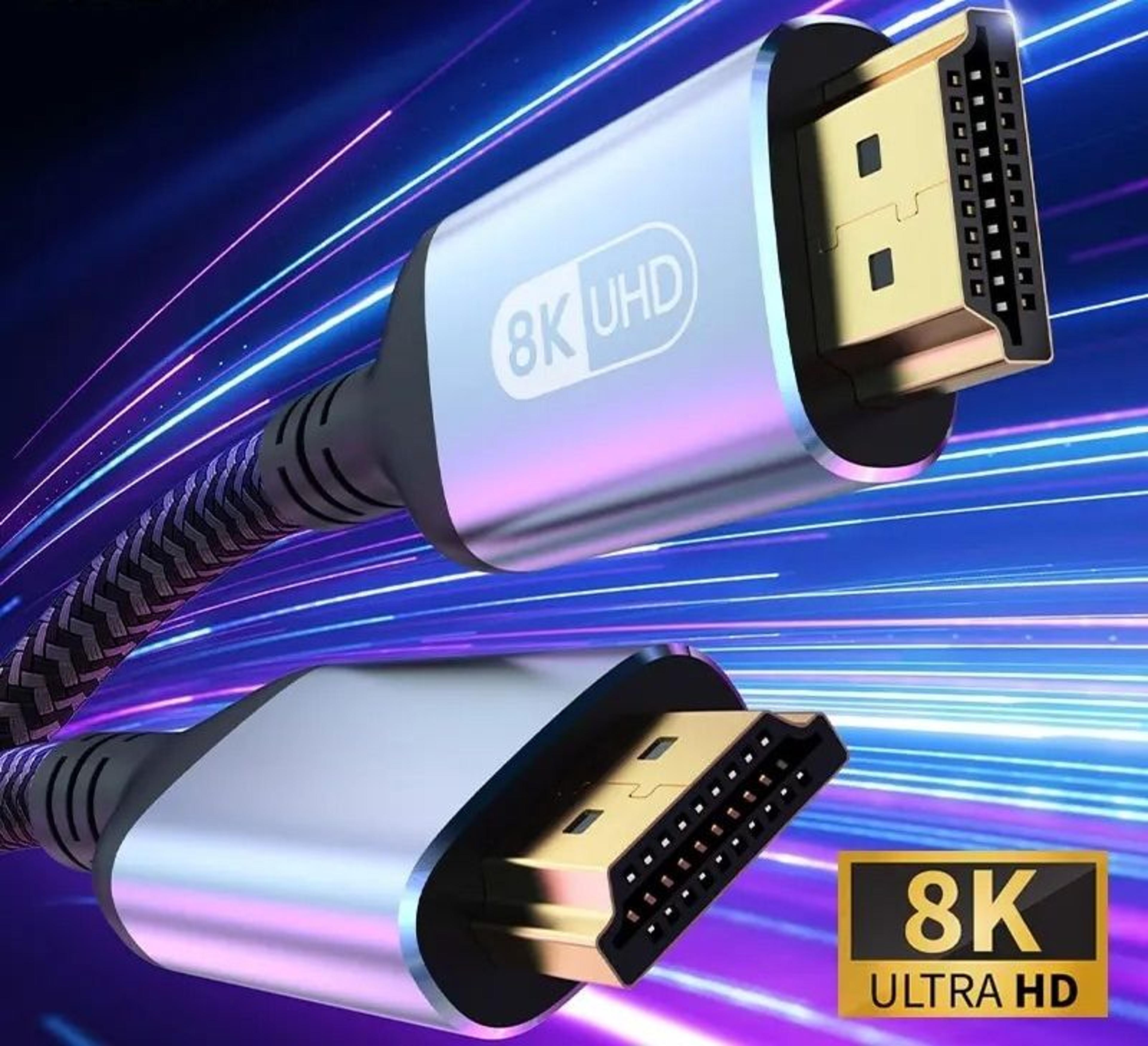 hdmi 2.1 cable 8k 60hz 4k 120hz ultra high speed 48gbps video cord
