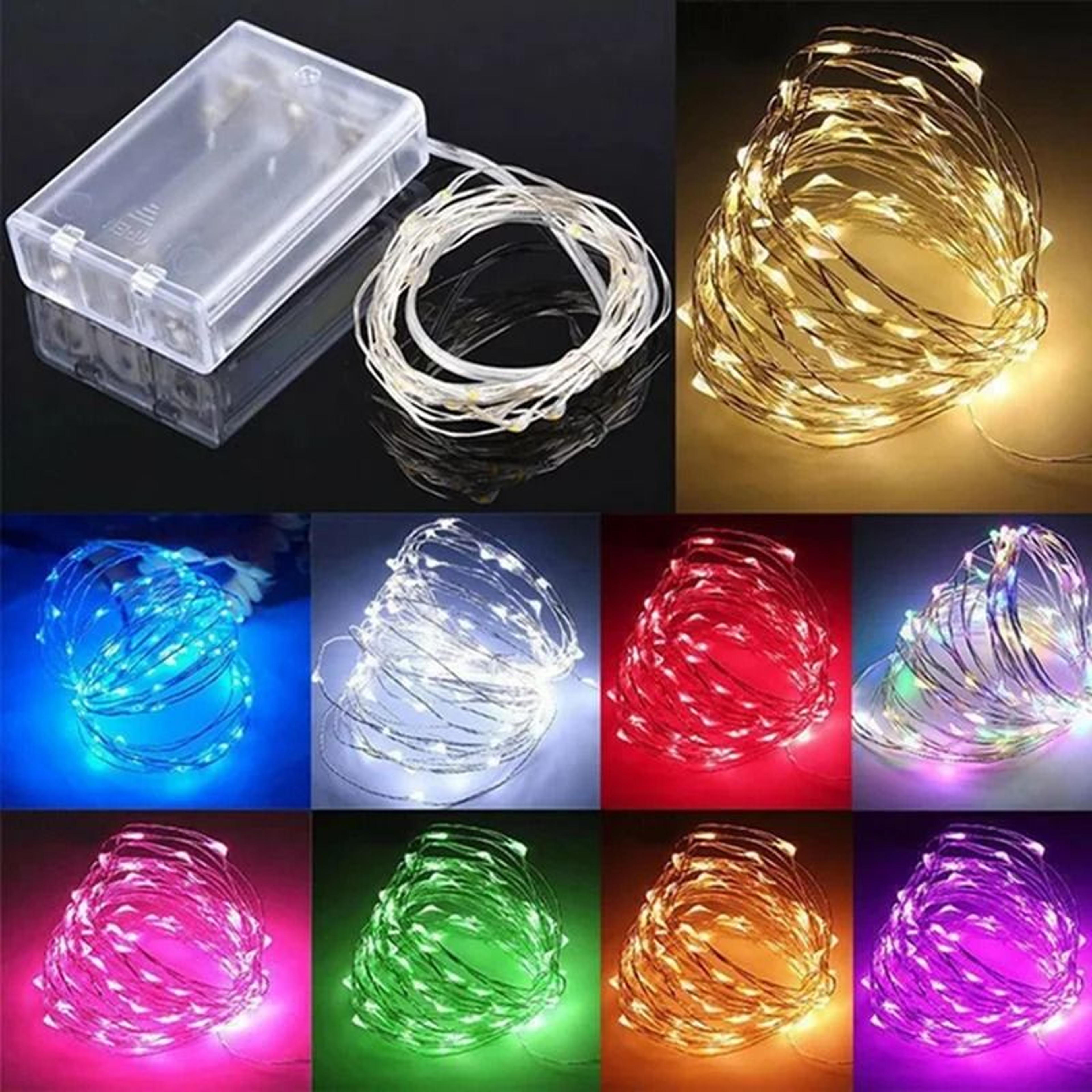 fairy light string led copper wire battery powered decorative light