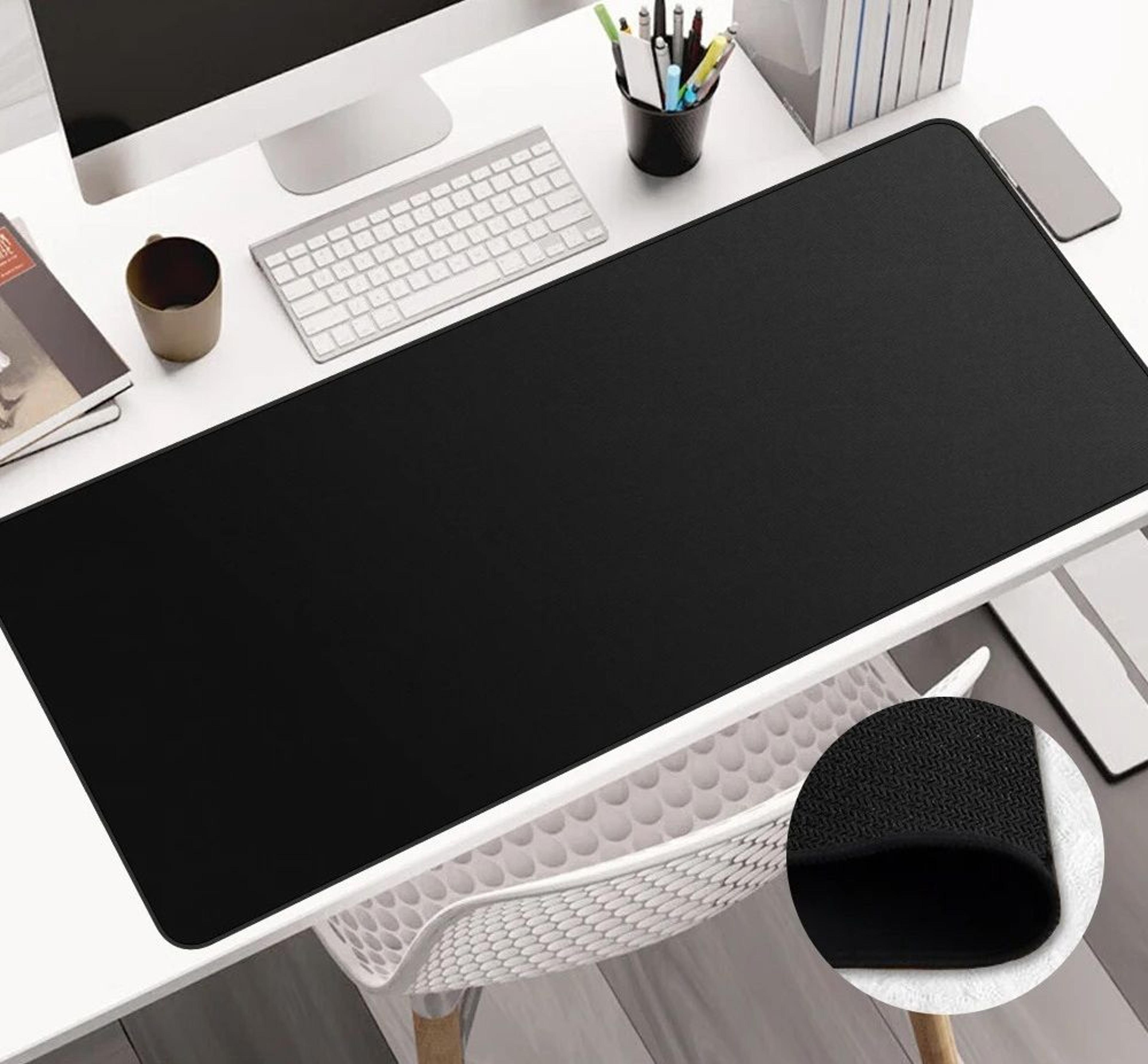 large anti slip mouse pad extended desk mat with stitched edges