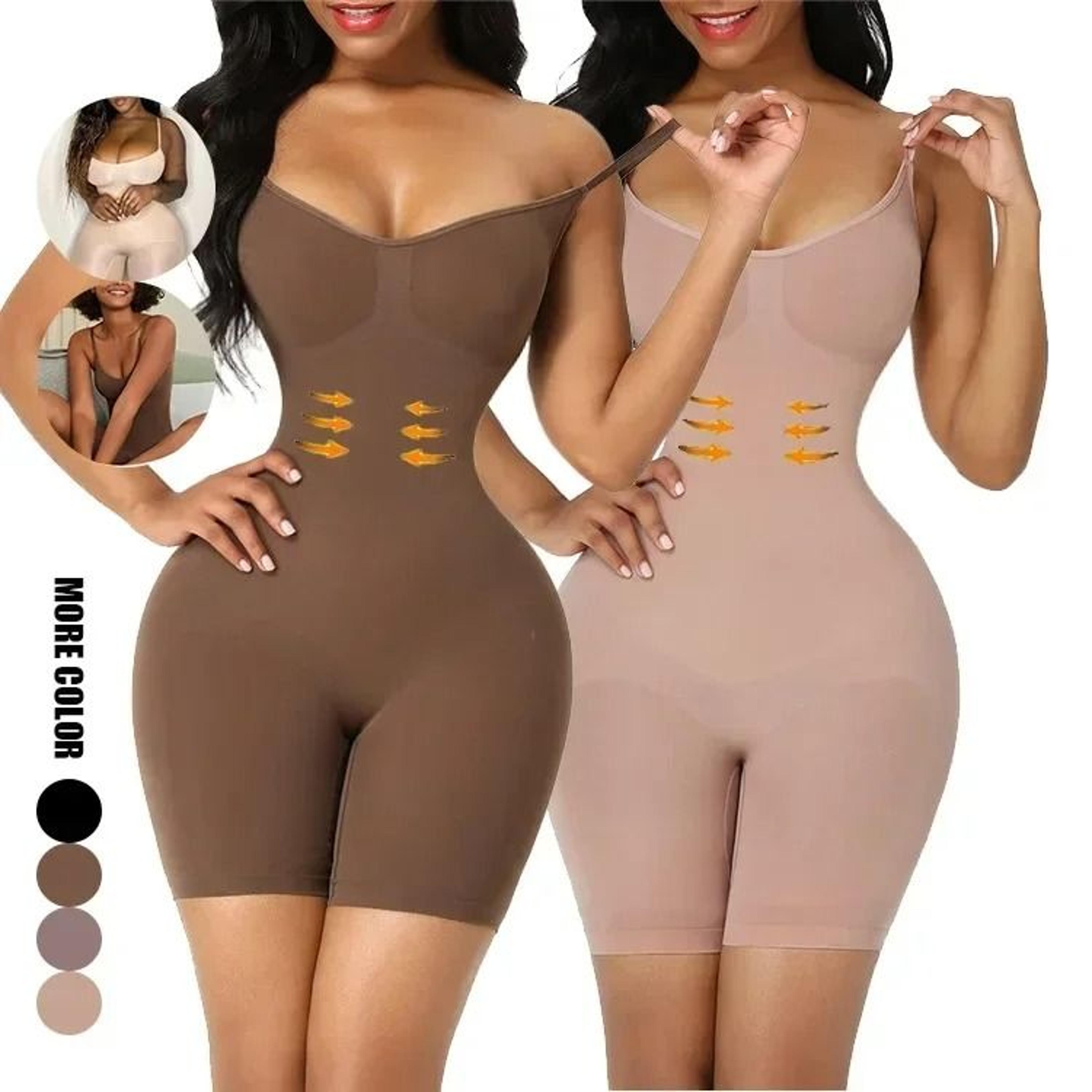 one piece shapewear bodysuit tummy control waist cincher slimming seamless underwear for women