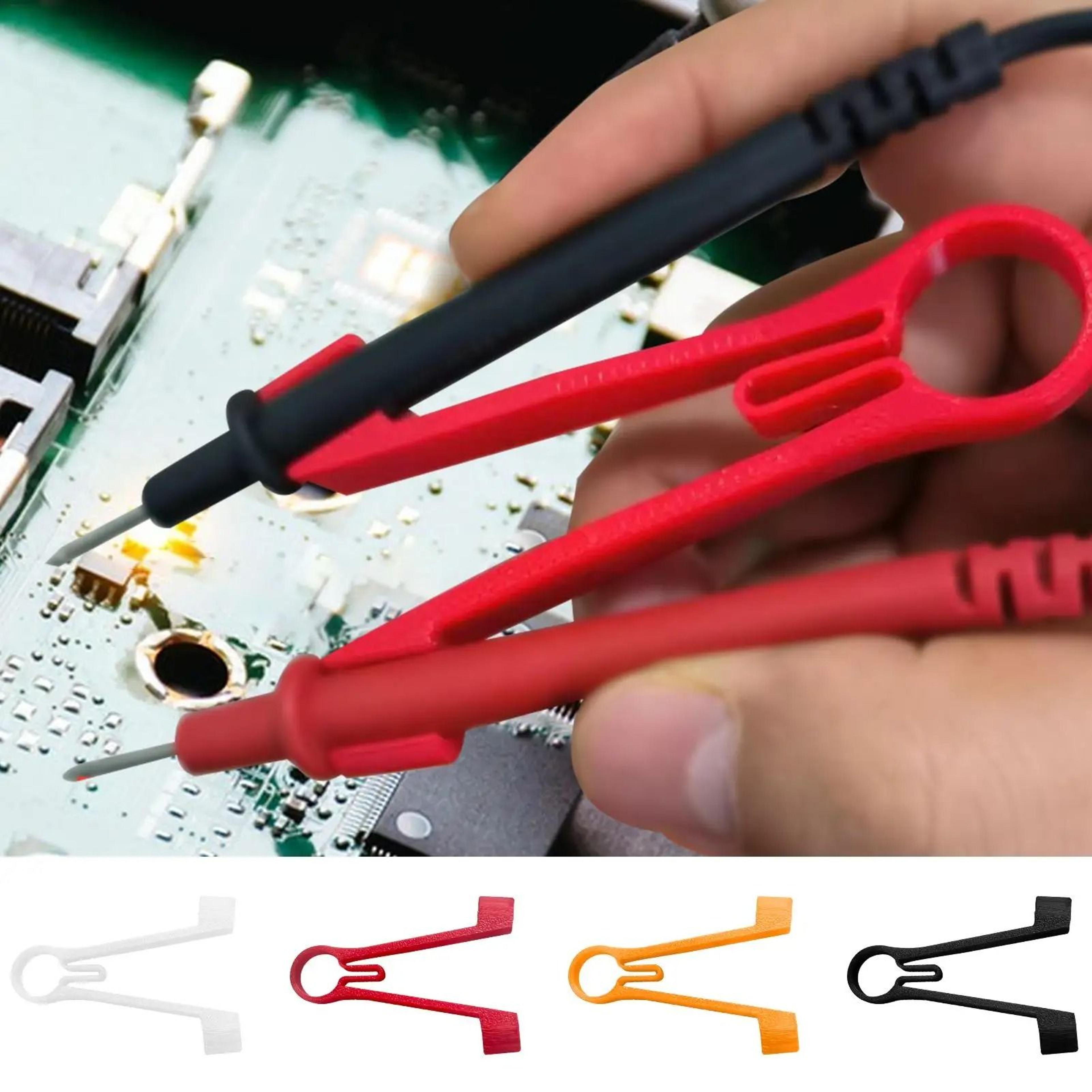multimeter probe holder clamp tool for electrical testing and repair