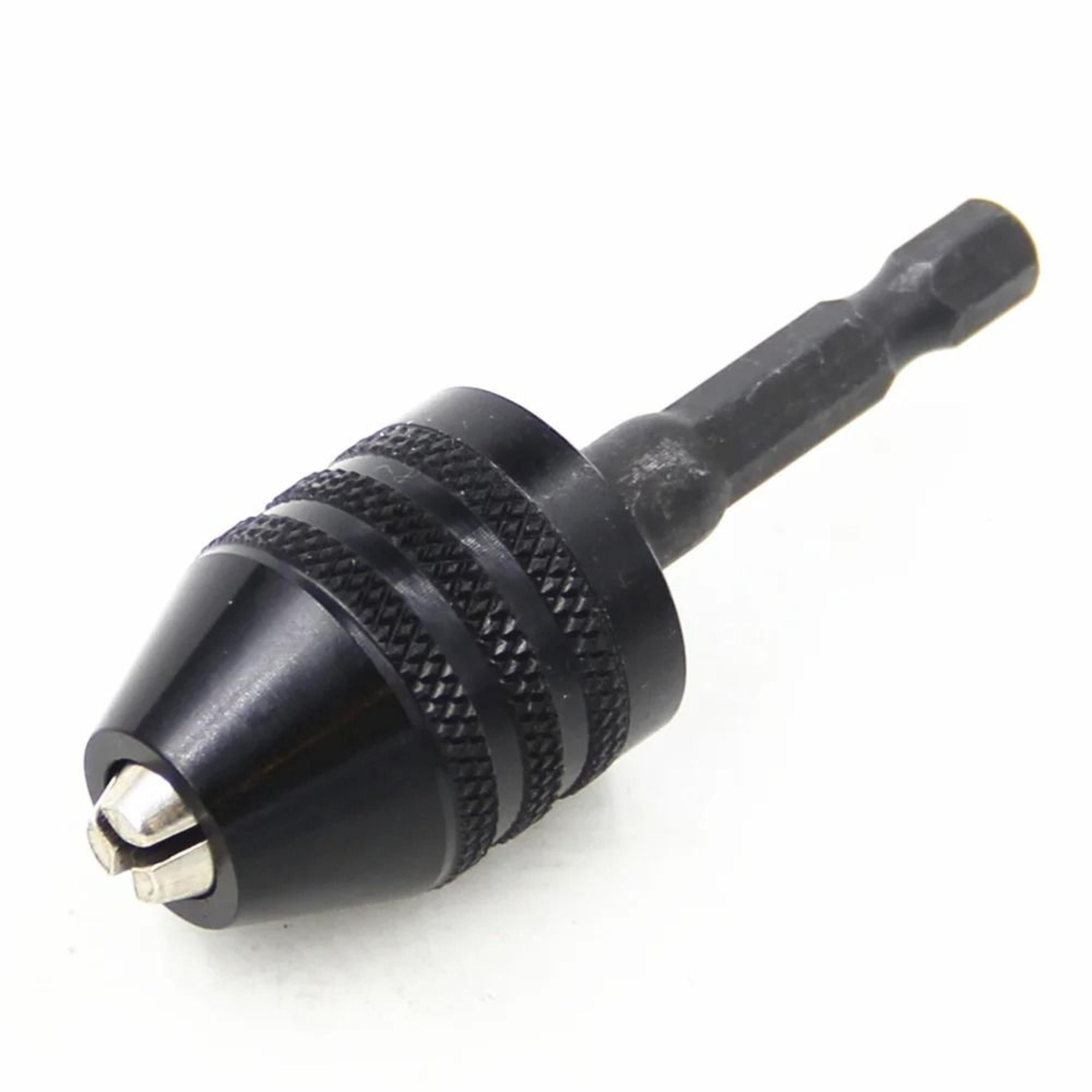 quick change three jaw self centering drill chuck attachment