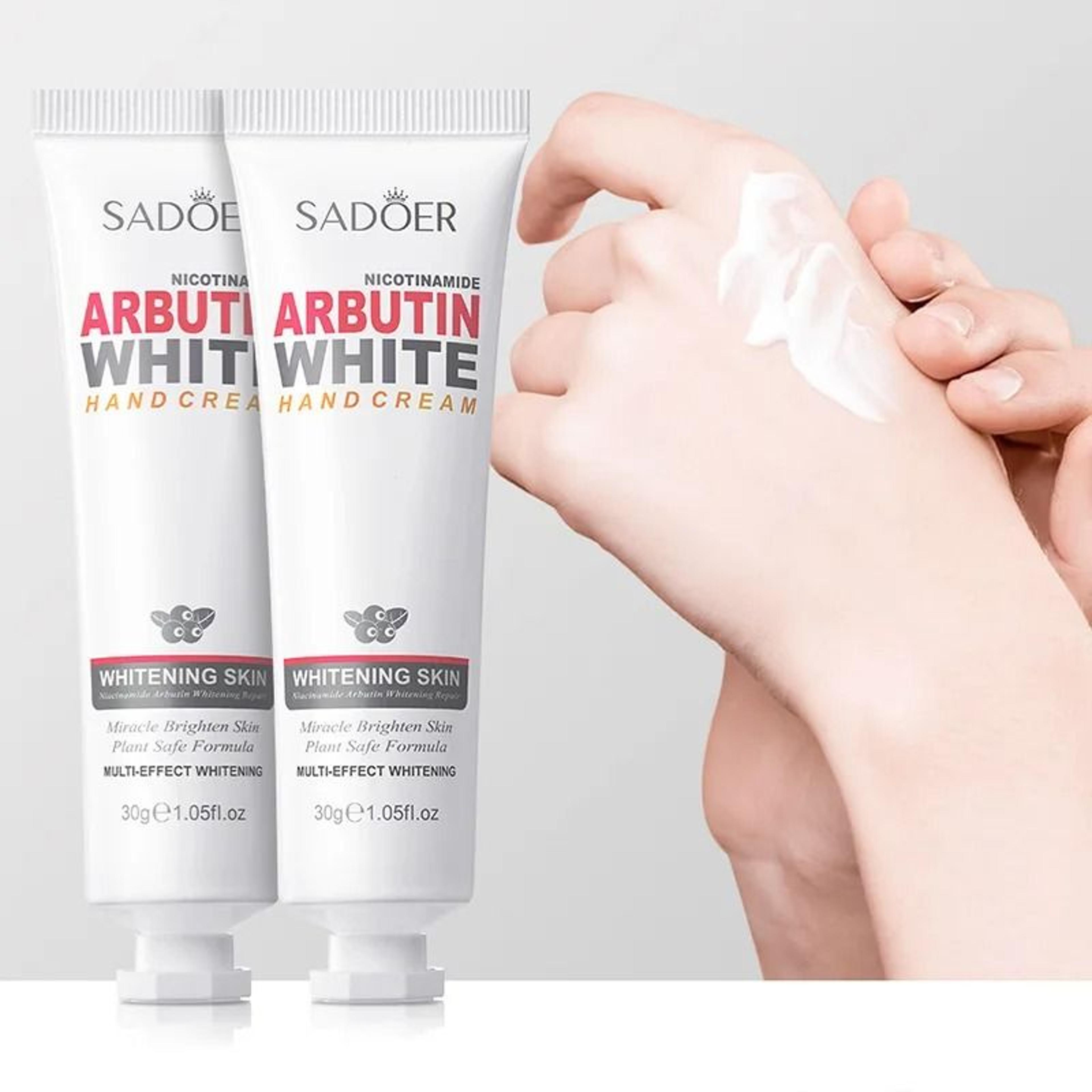 niacinamide arbutin hand cream for moisturizing and hydrating dry hands