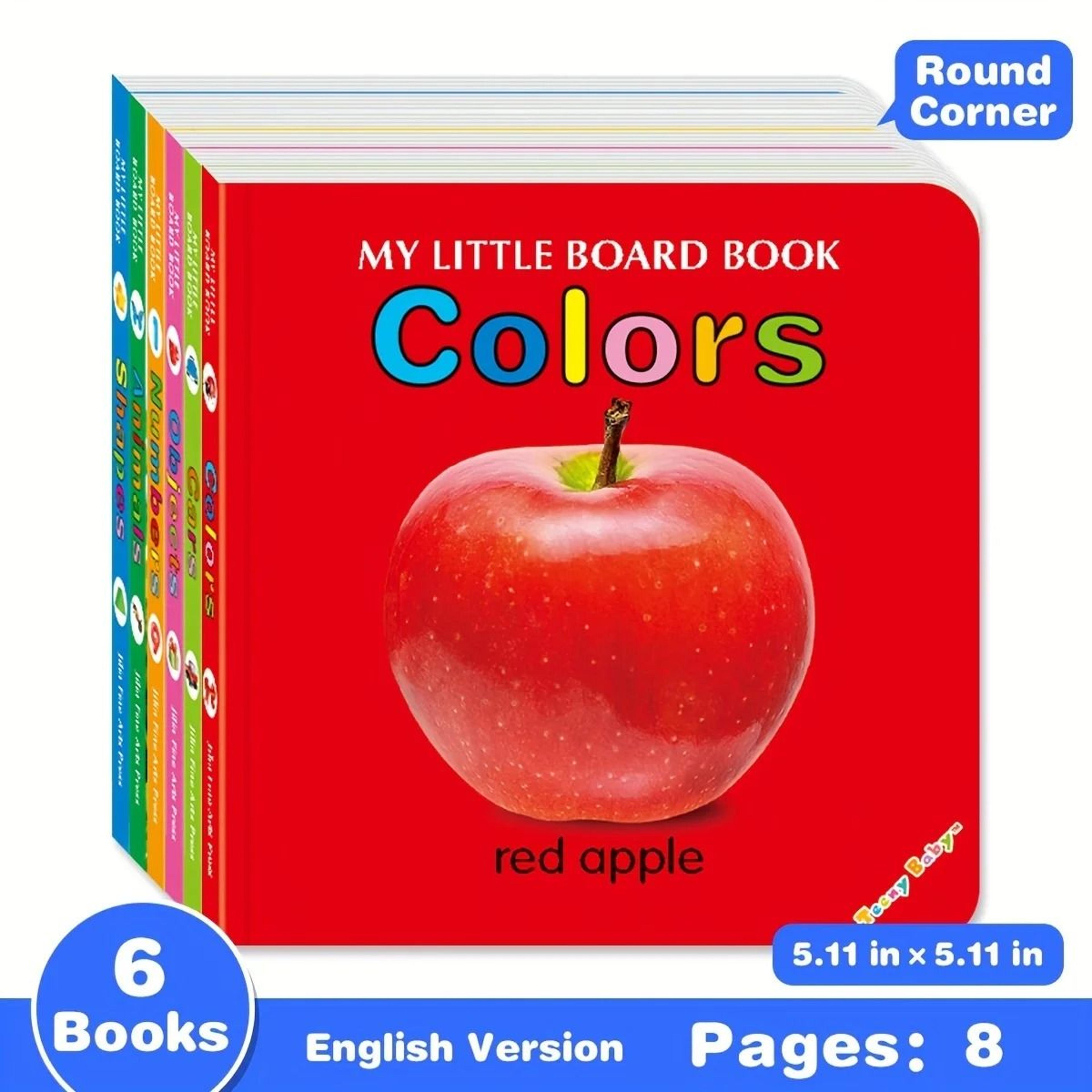 baby colorful pattern card books for sensory play and early learning