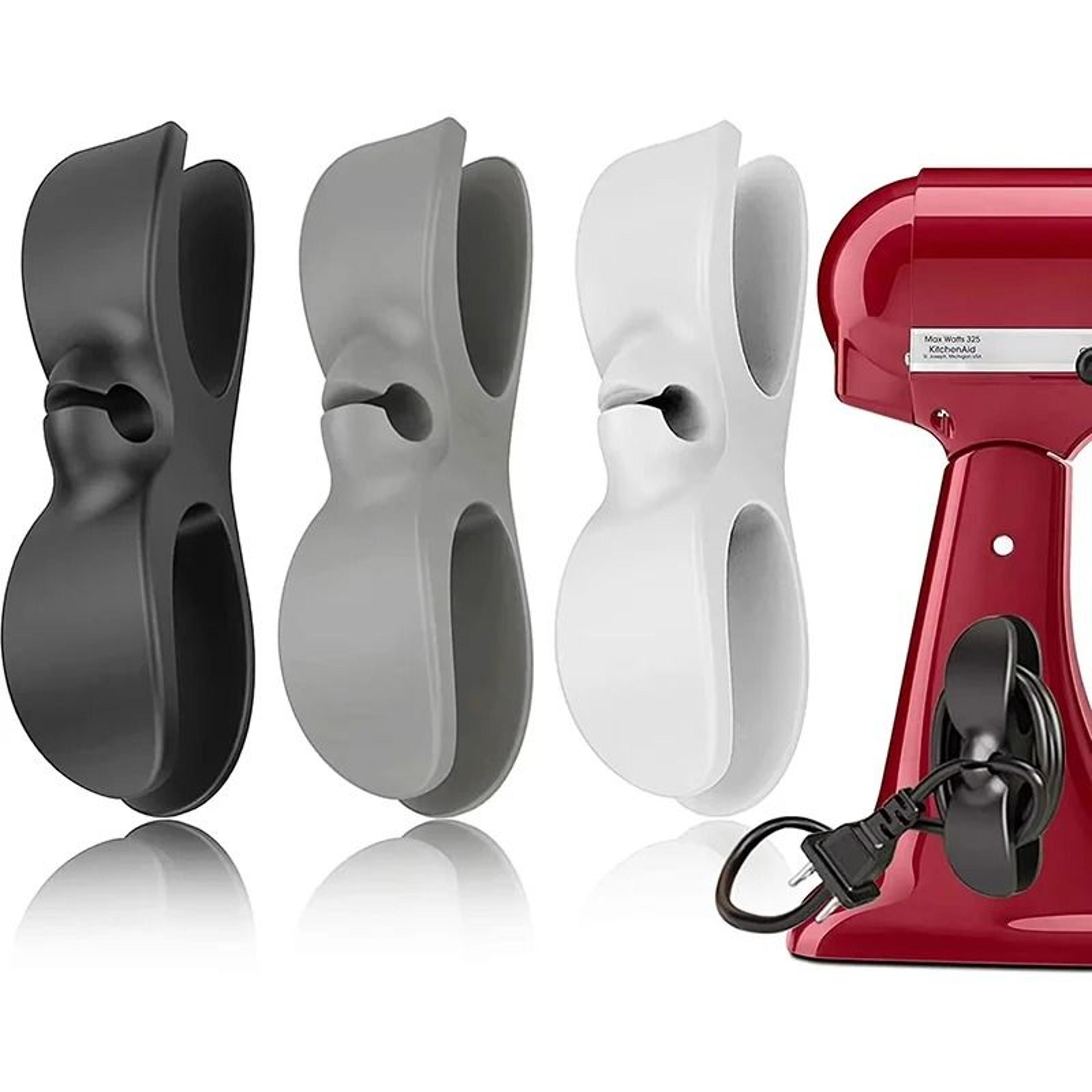 cable organizer and data cable storage clips for desktop wire management