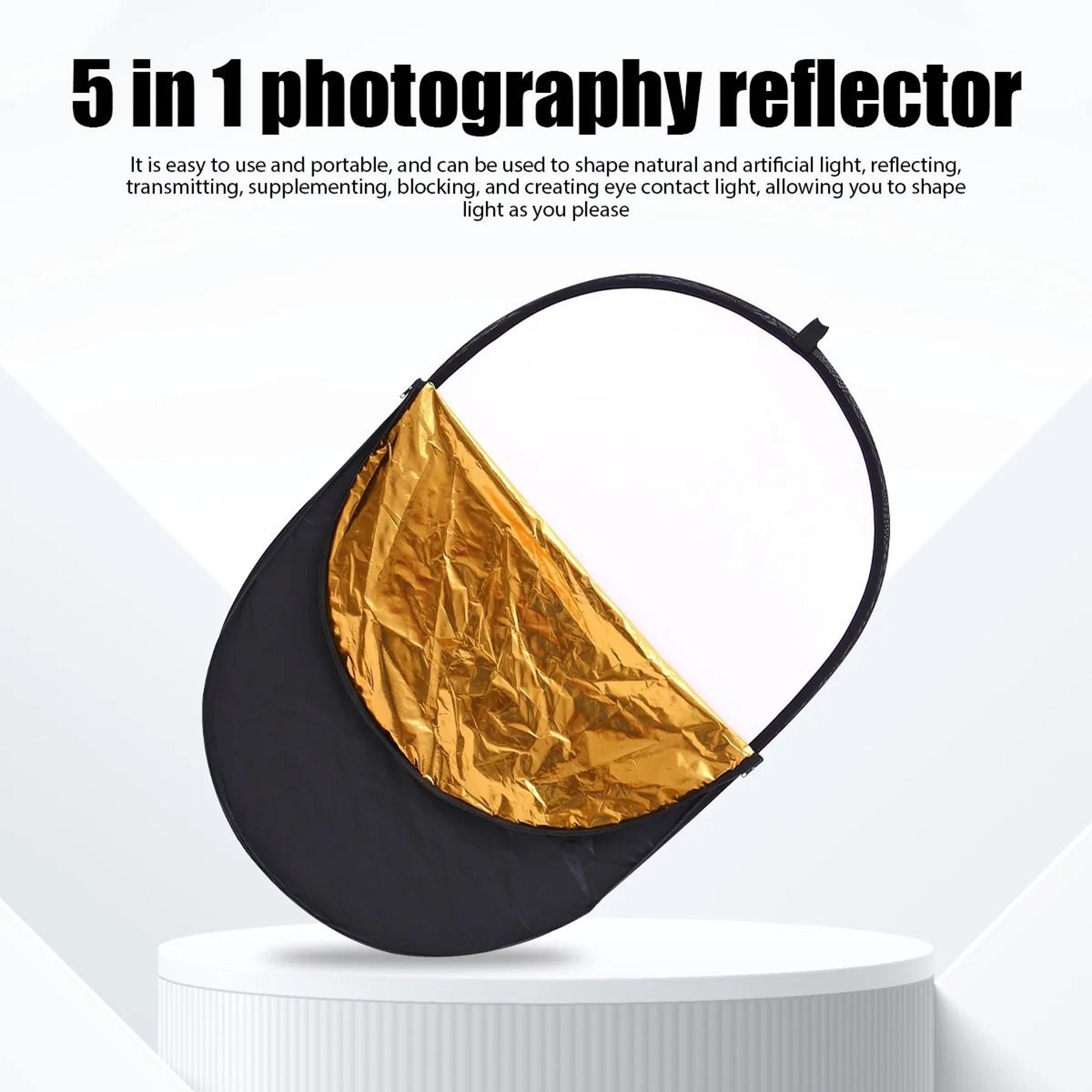 5 in 1 photography reflector board for studio and outdoor lighting