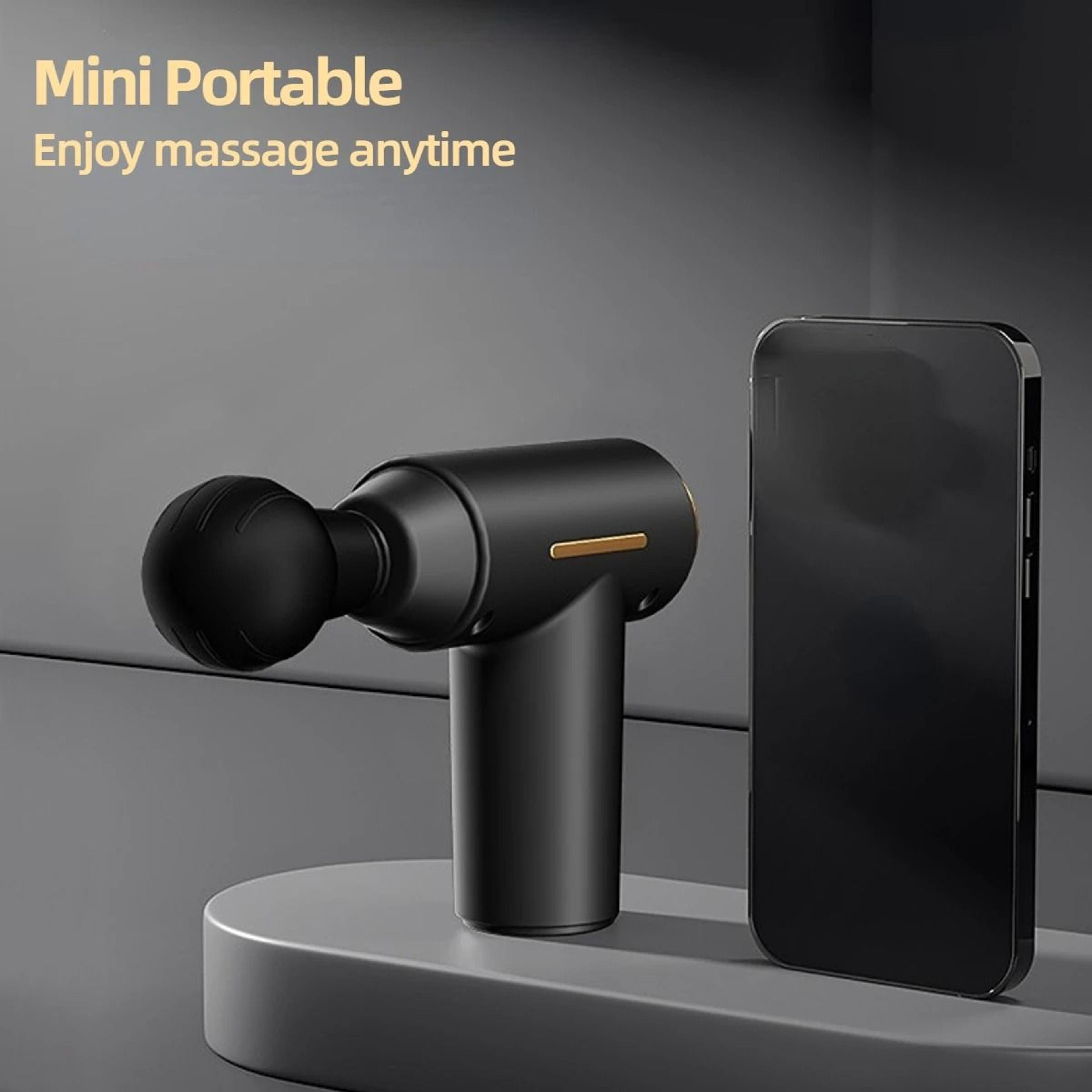 portable mini muscle massage gun for deep muscle relaxation