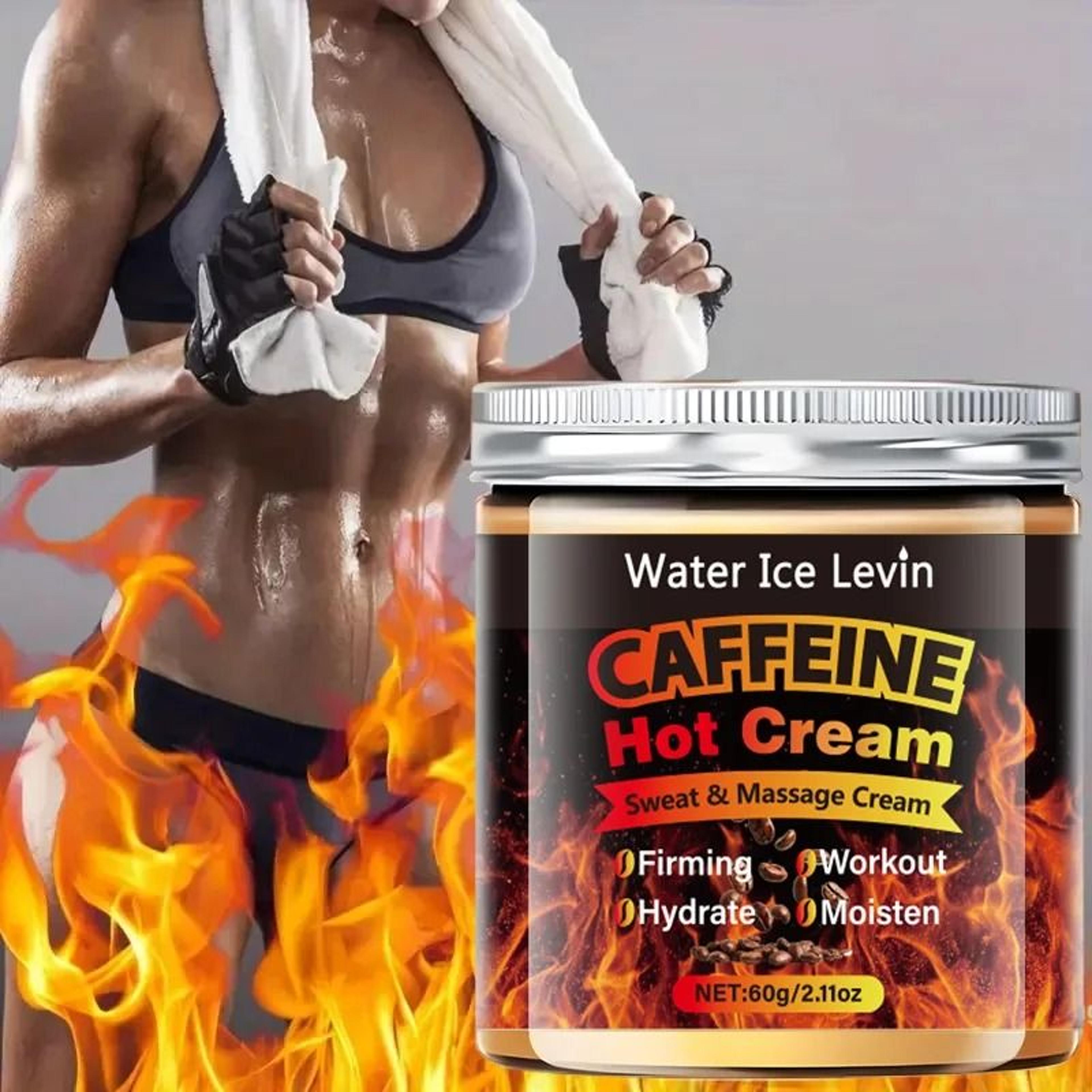 caffeine hot massage cream for moisturizing and firming care