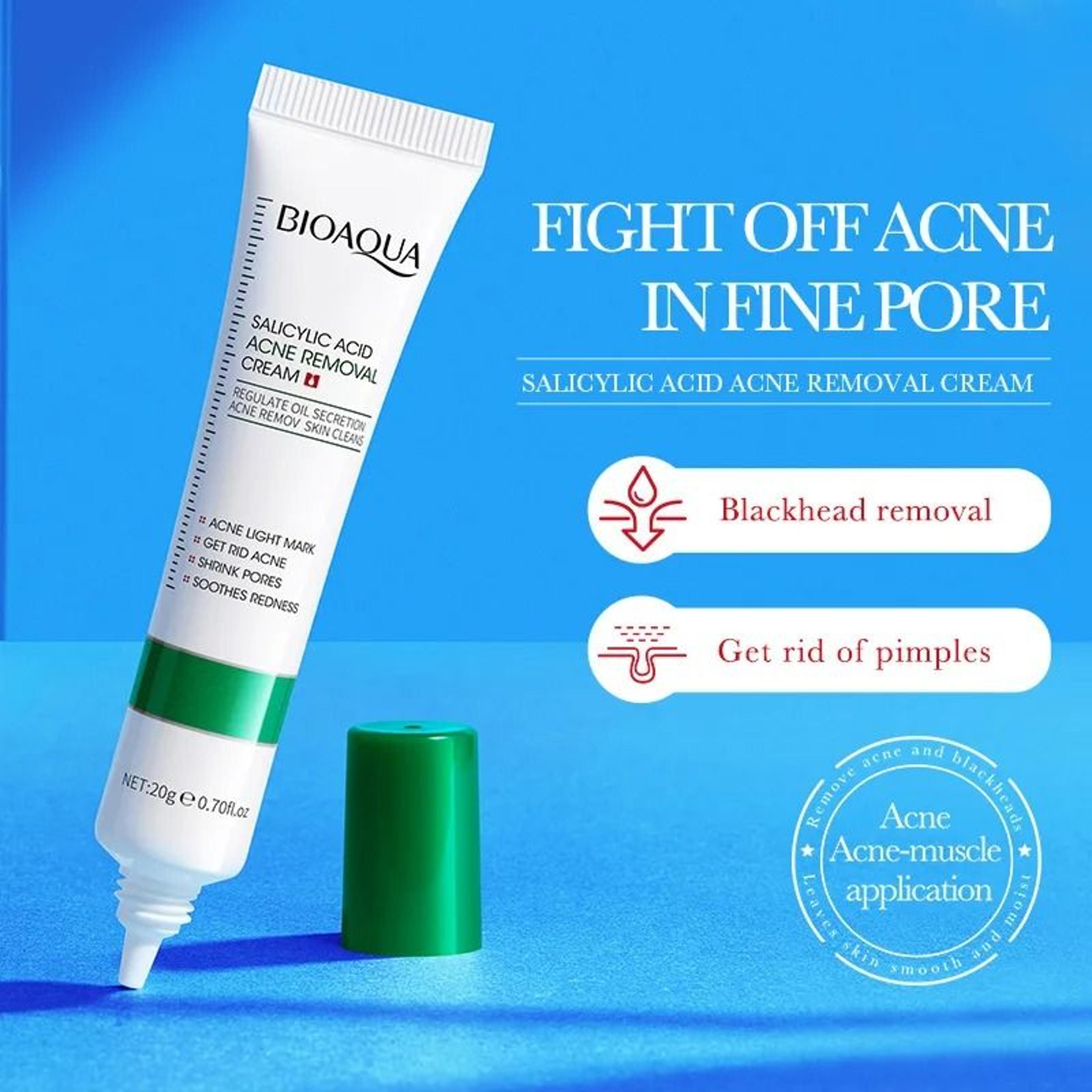 salicylic acid acne cream for blackhead removal and mark repair