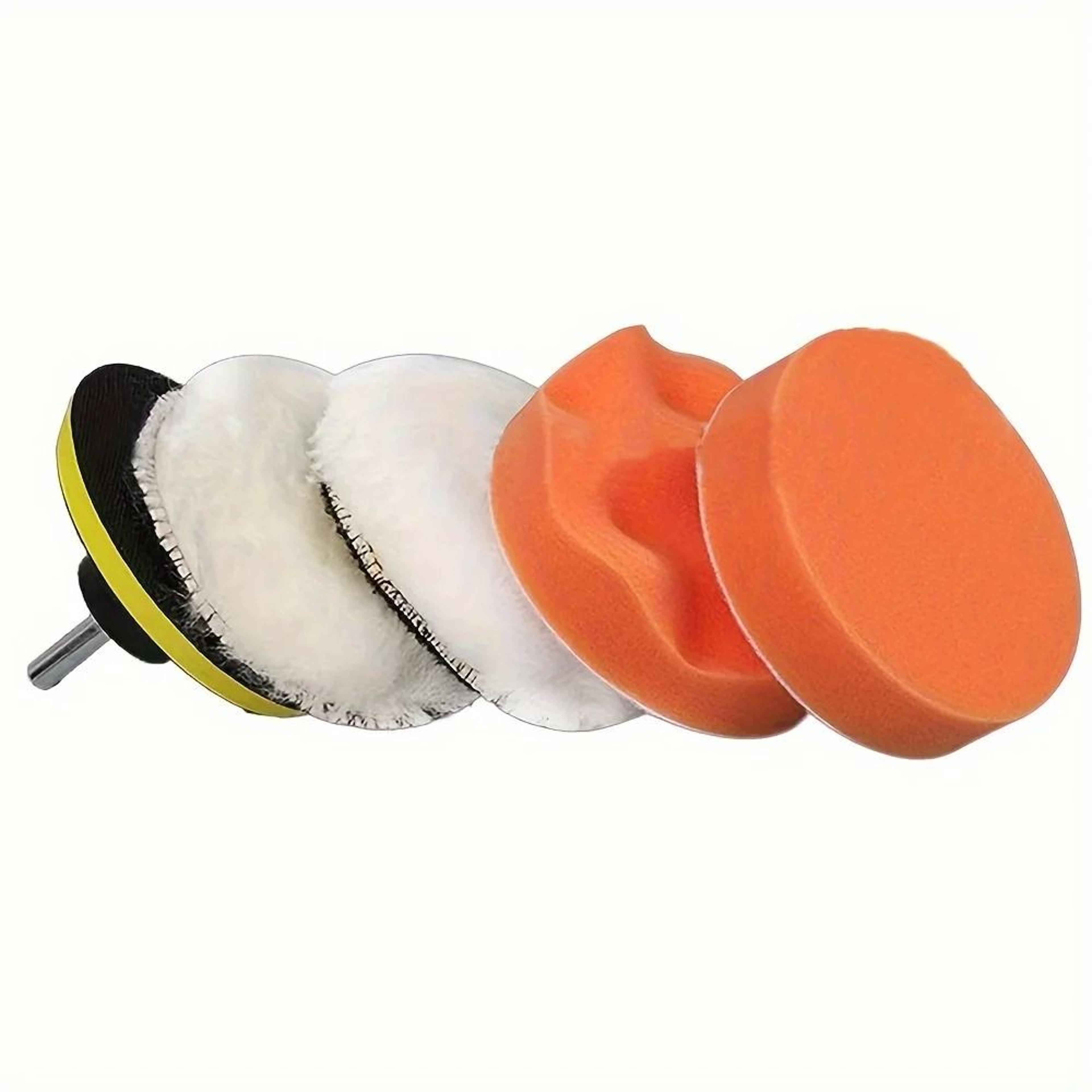 car polishing pad set with drill adapter