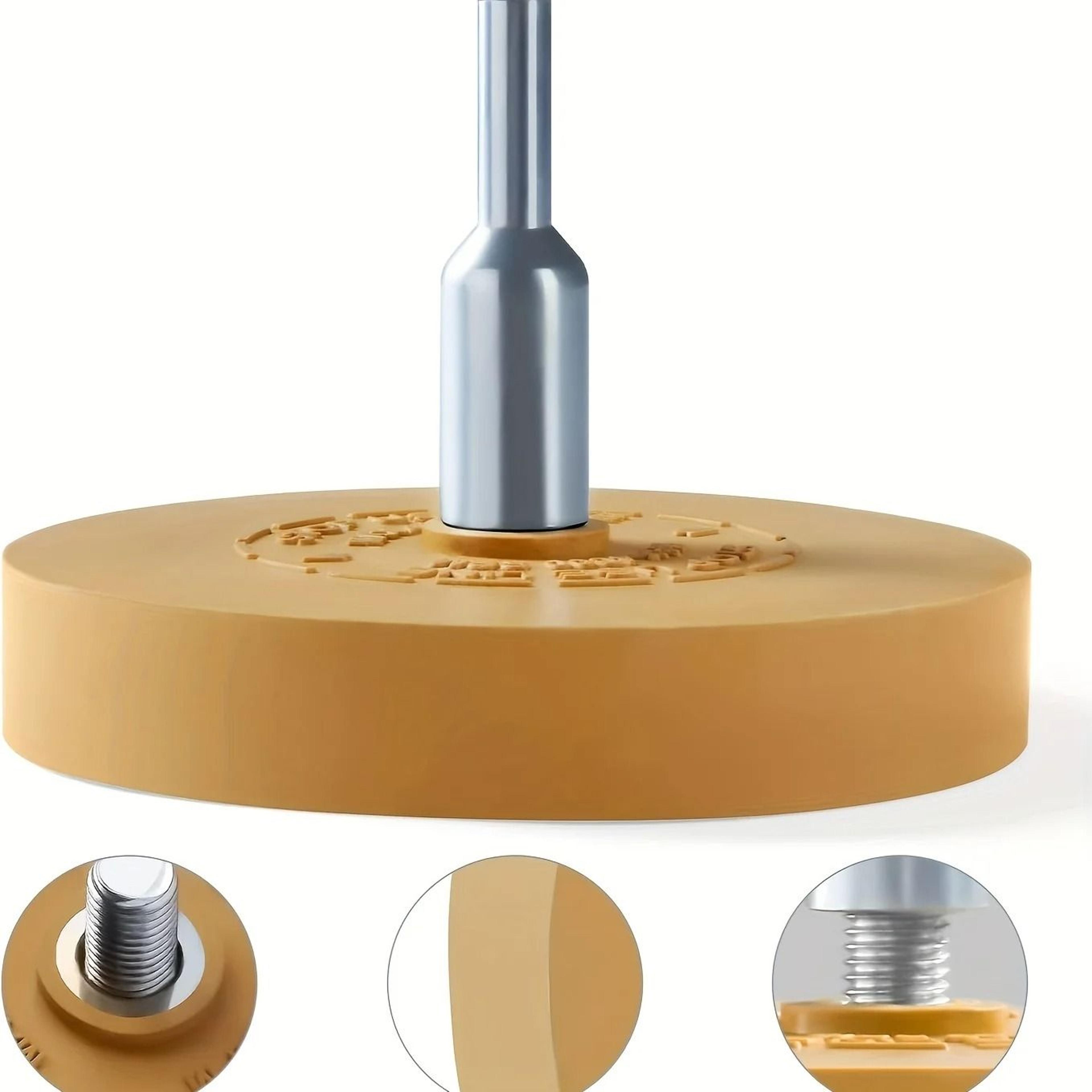 decal eraser wheel with drill adapter for sticker and adhesive removal