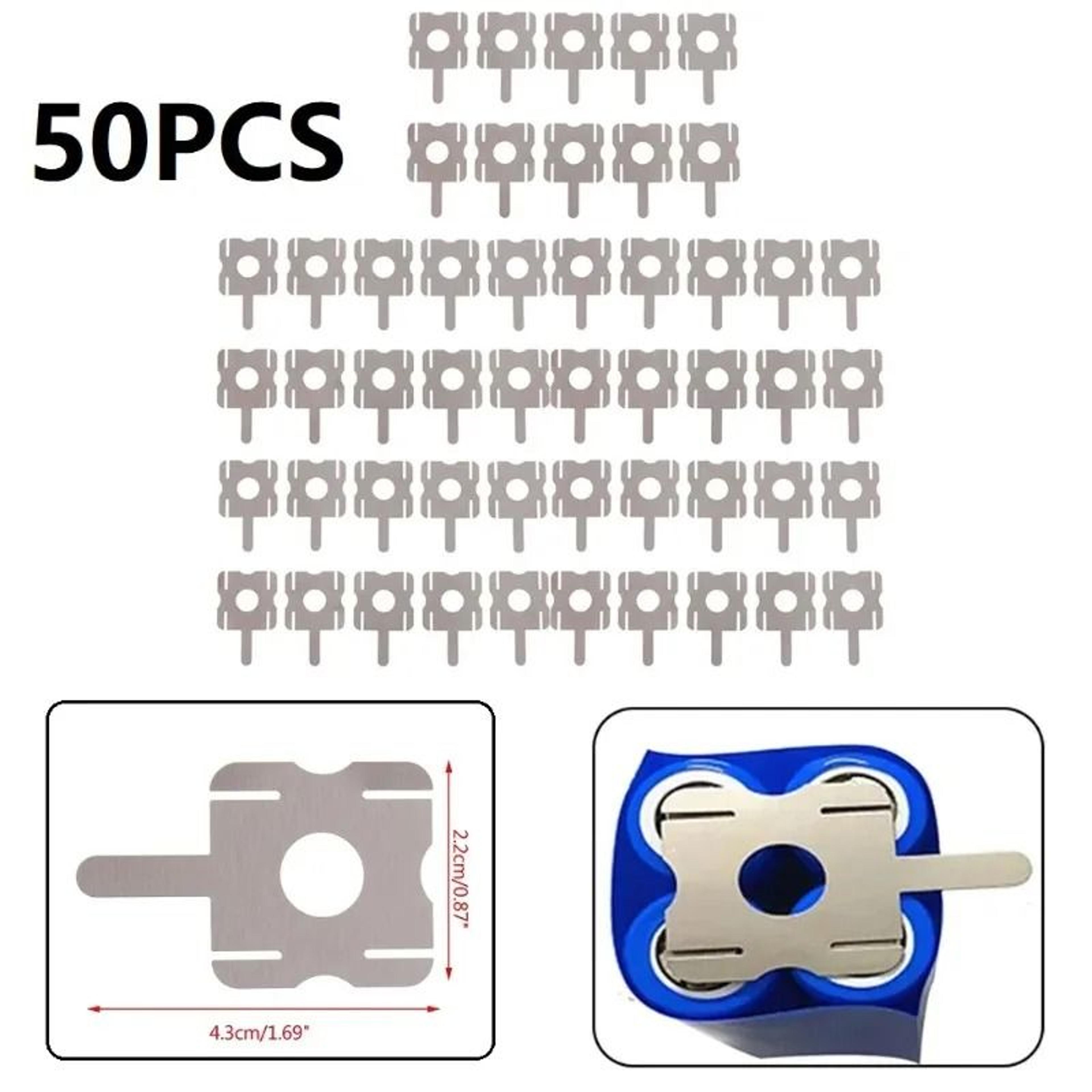 u shaped nickel sheets for 4s lithium battery pack welding, 50 piece set