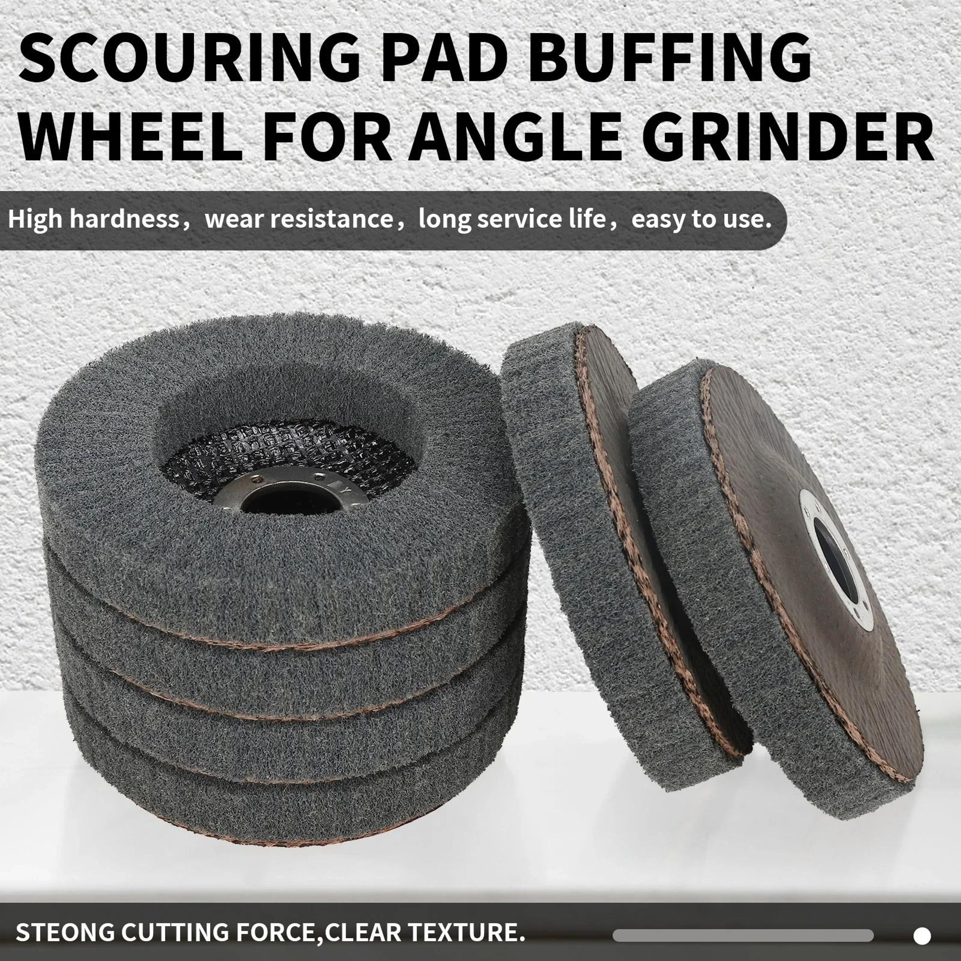 nylon fiber flap polishing wheel disc for angle grinders, 800 grit