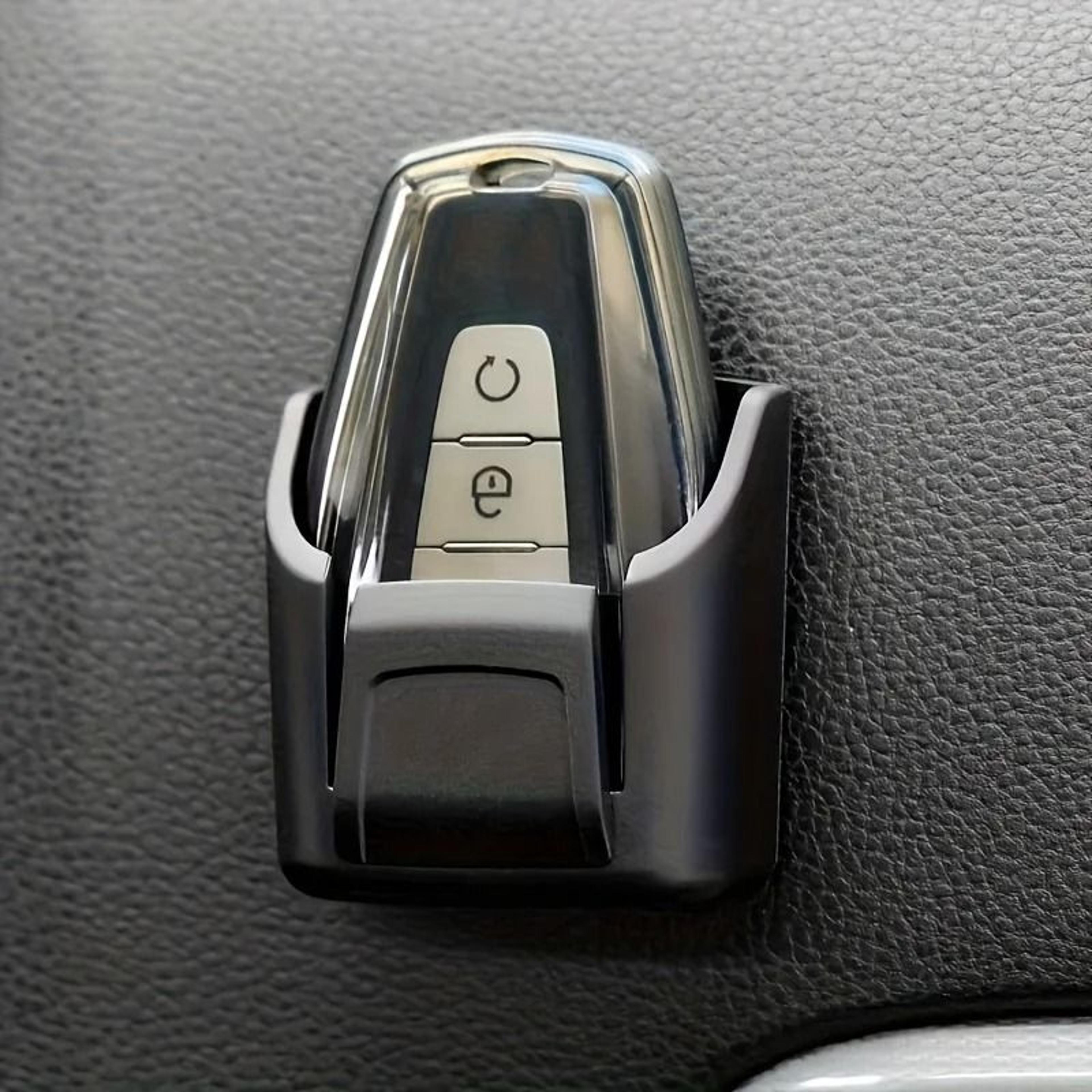 car key organizer box for dashboard storage of keys and cards