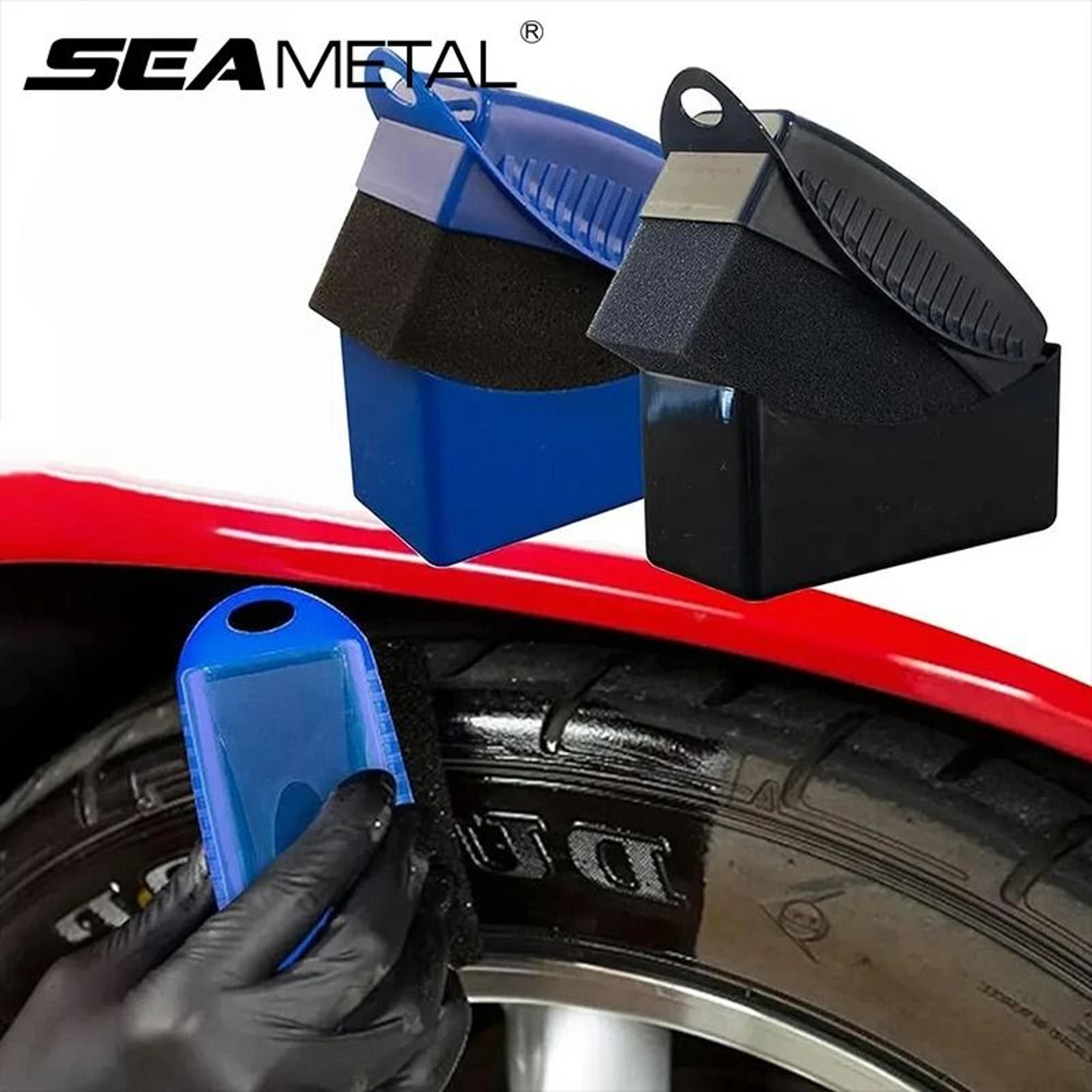 car wheel polishing and waxing sponge brush contour detailing applicator