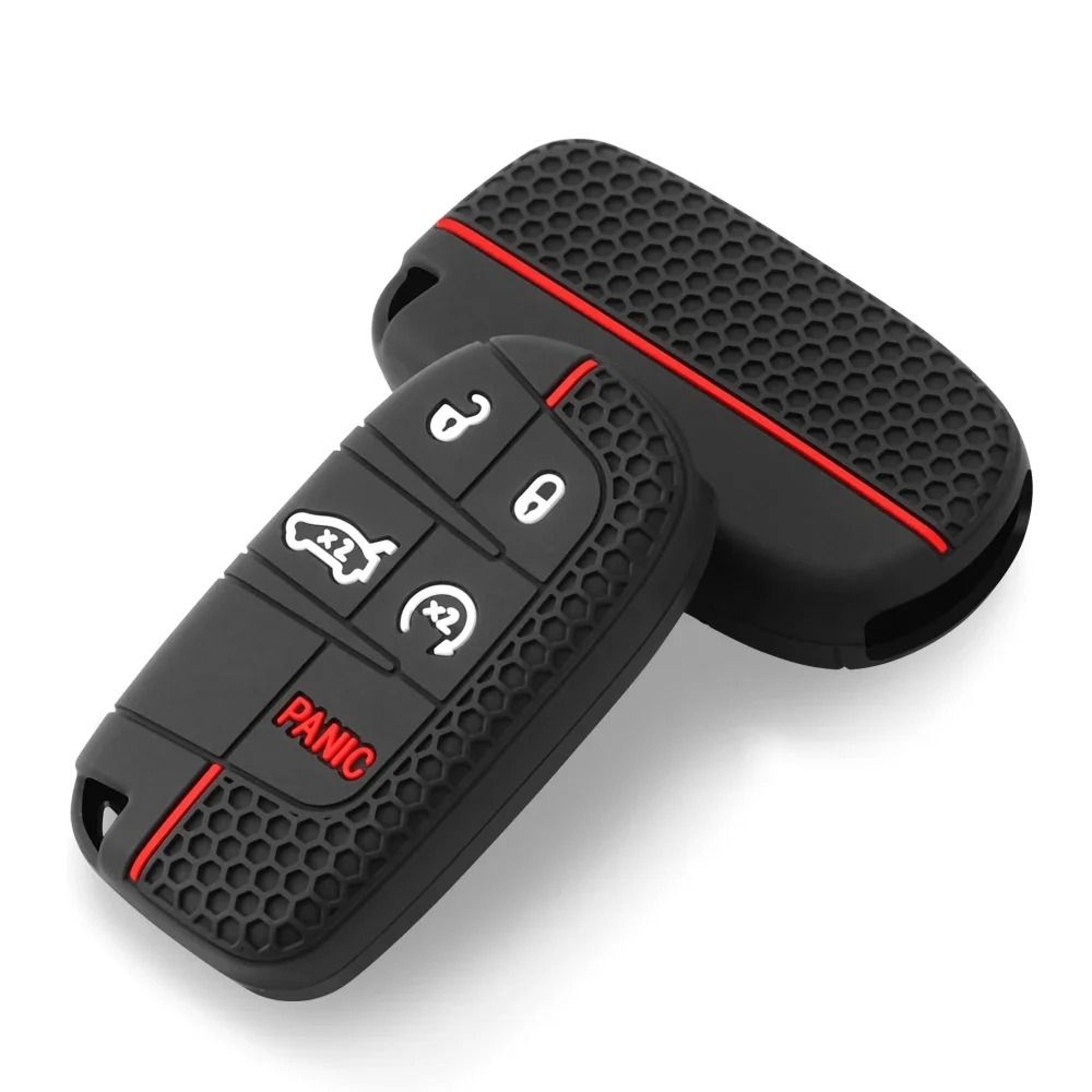 silicone car key cover case for dodge ram charger journey