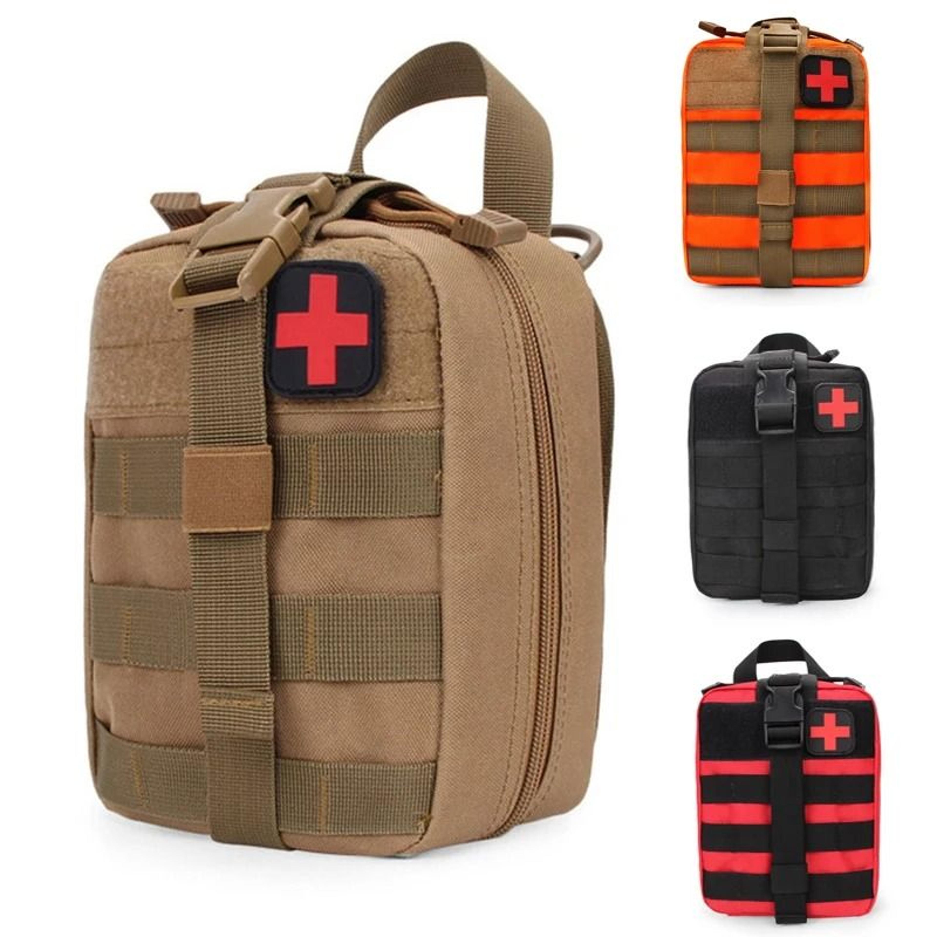 tactical edc molle first aid waist pouch outdoor survival medical bag