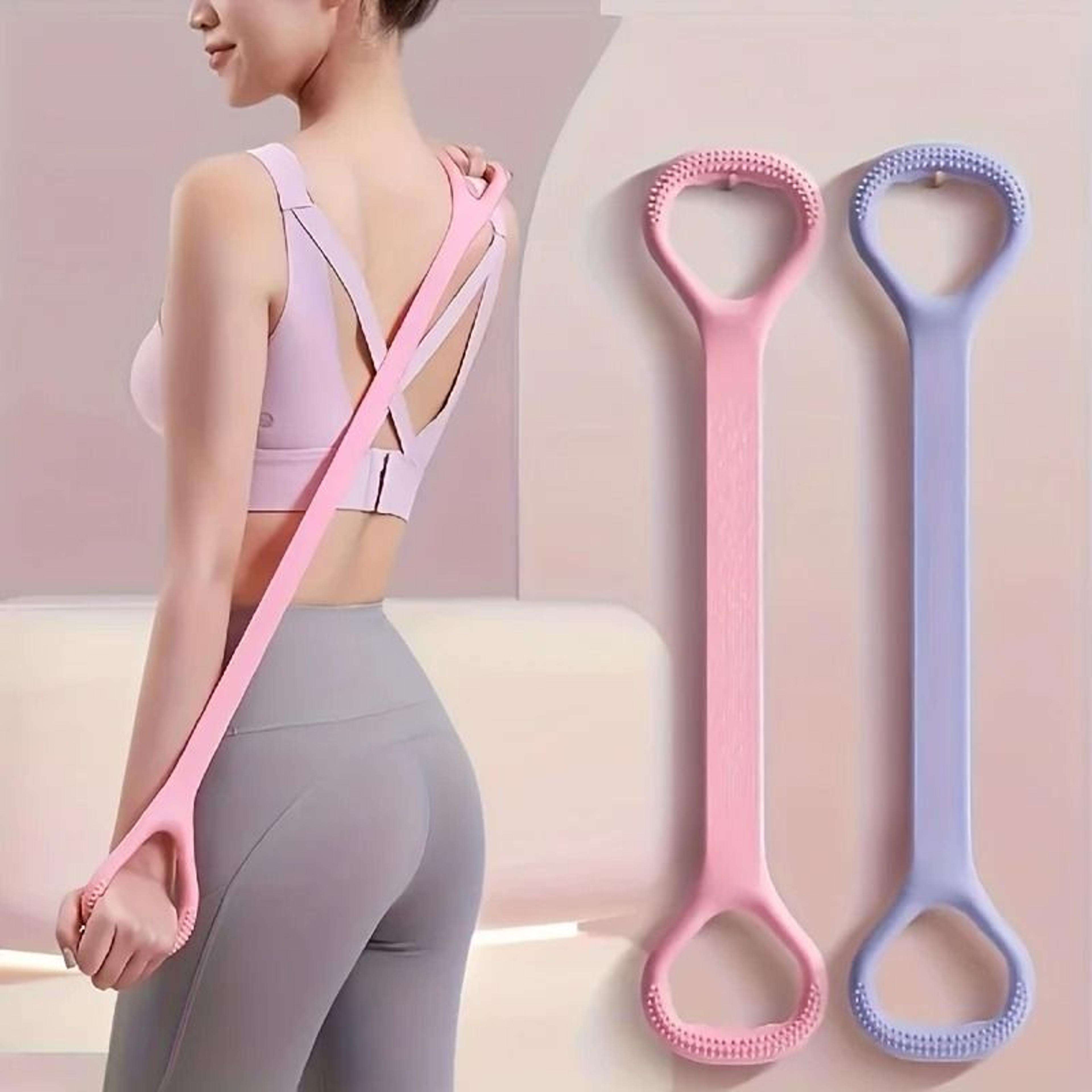 silicone resistance band extra elastic yoga strap for full body training