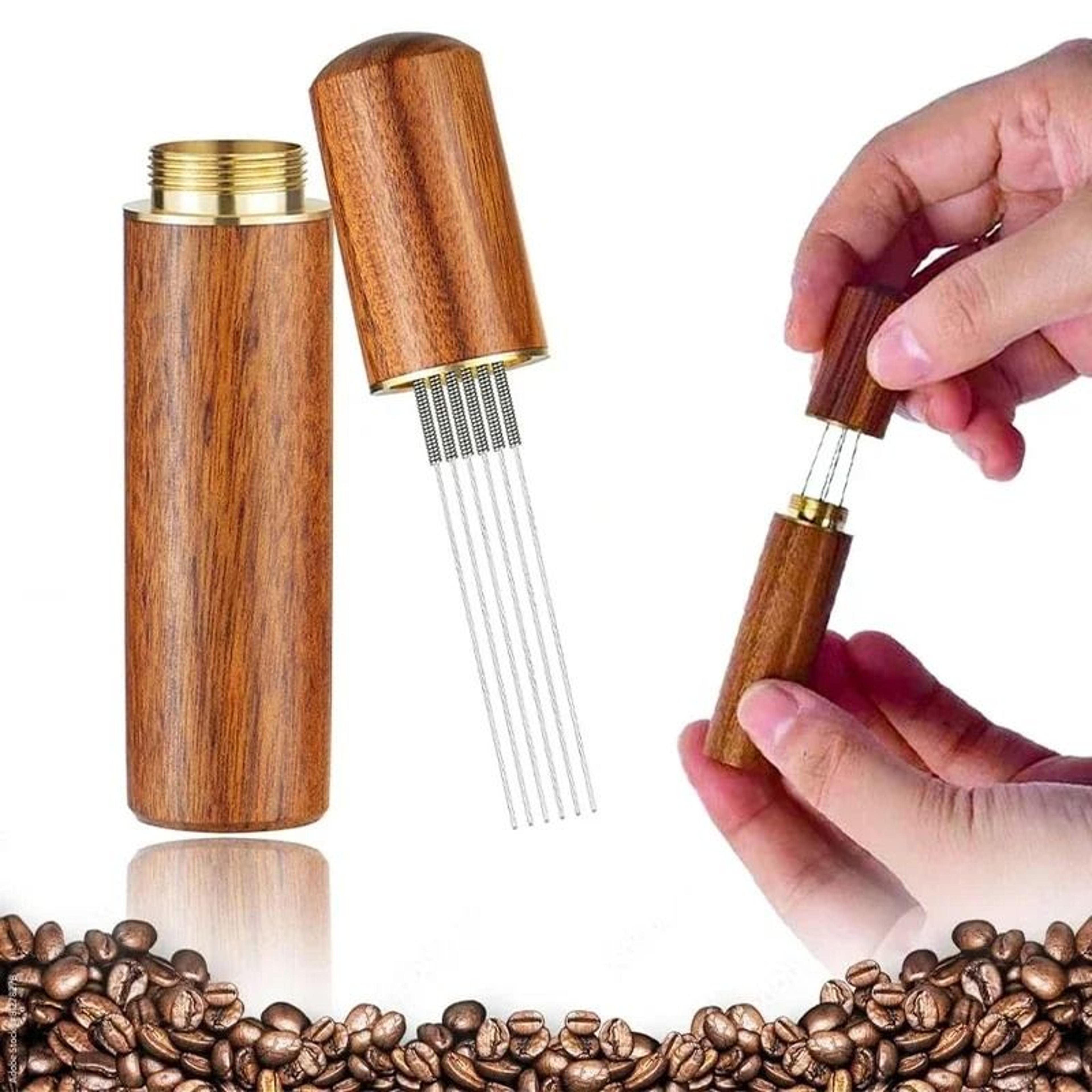 espresso coffee needle distribution tool with stainless steel needles