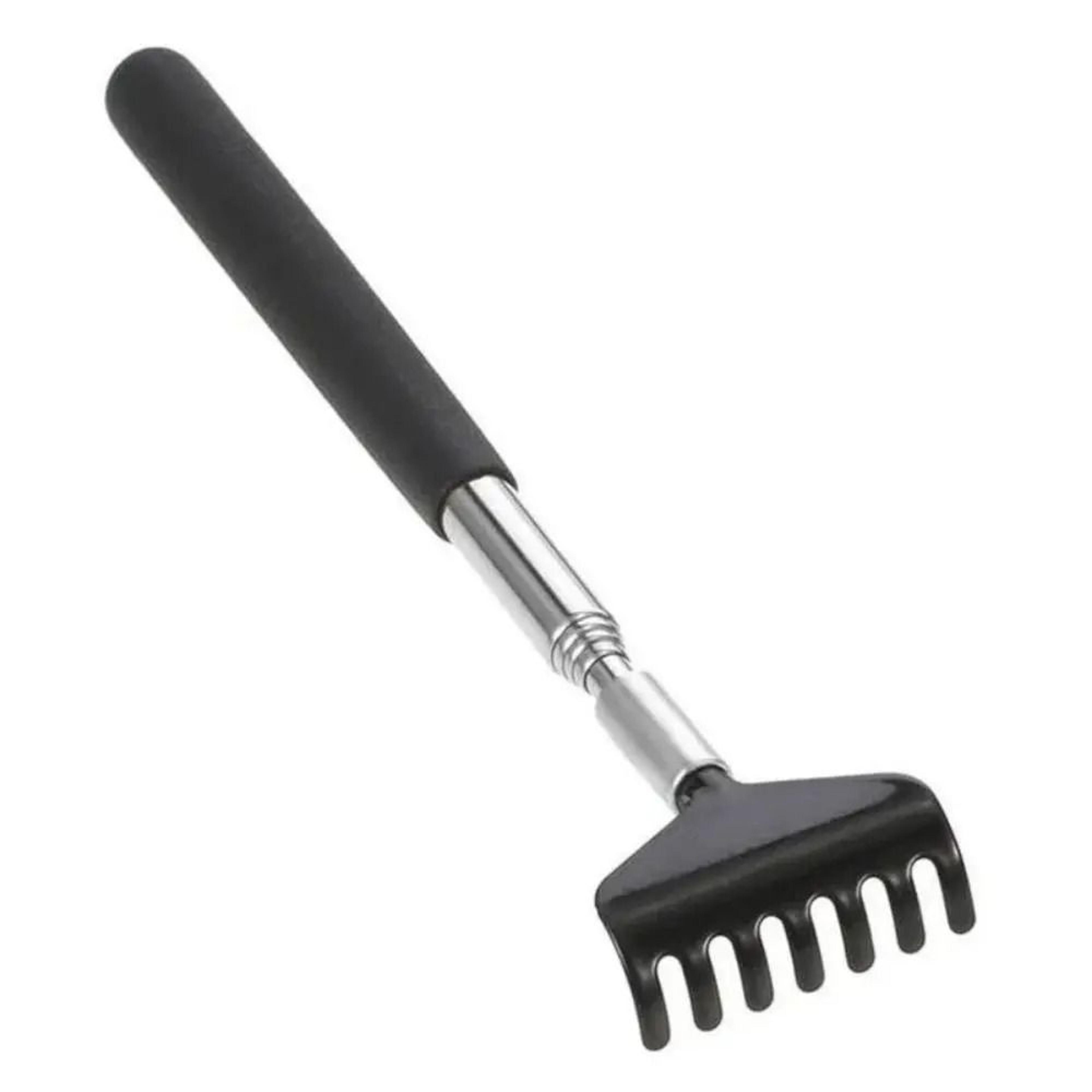 telescopic stainless steel back scratcher massager with carry bag