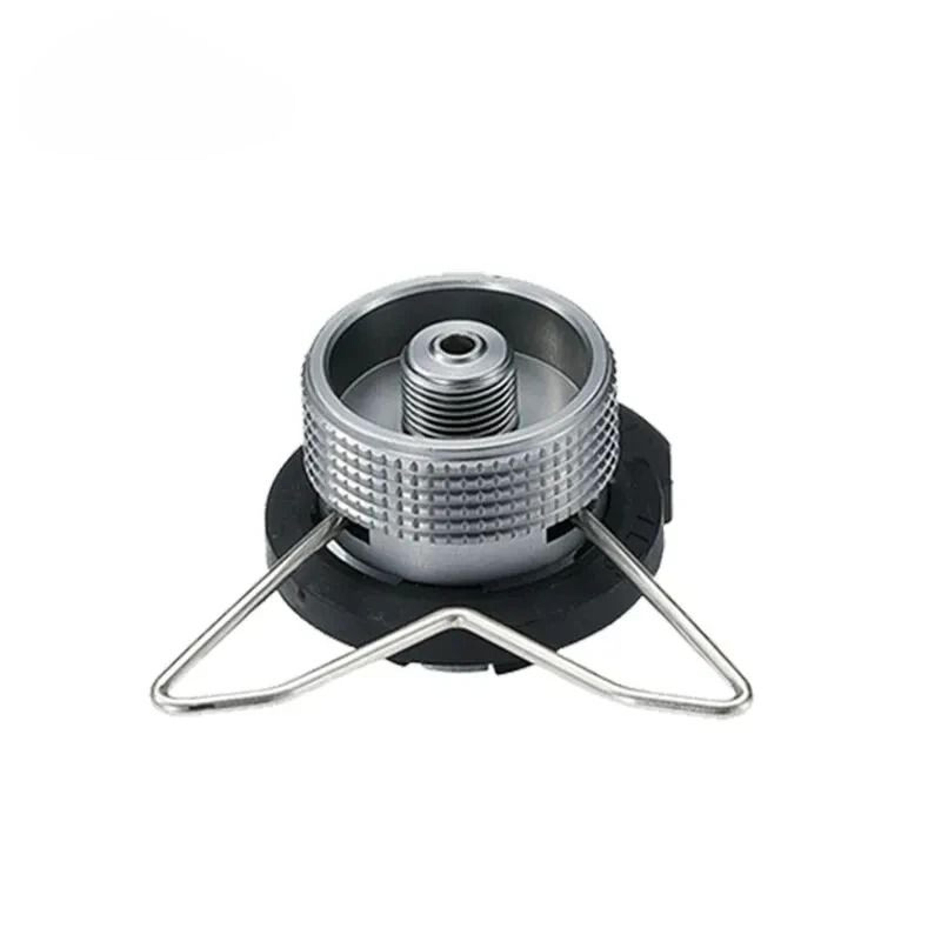 butane gas cartridge adapter with bracket for lindal valve systems