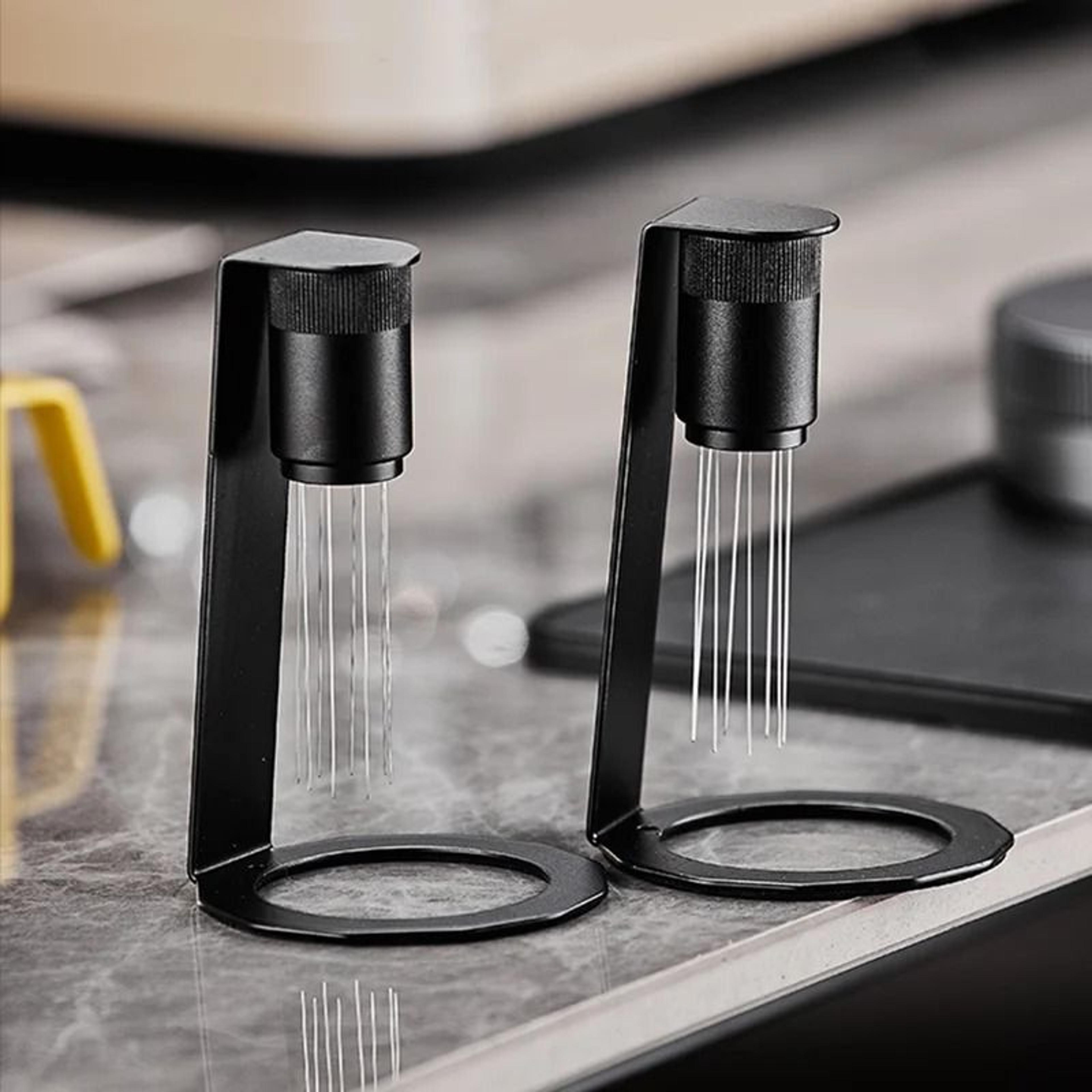 espresso wdt coffee stirrer tool with magnetic stand