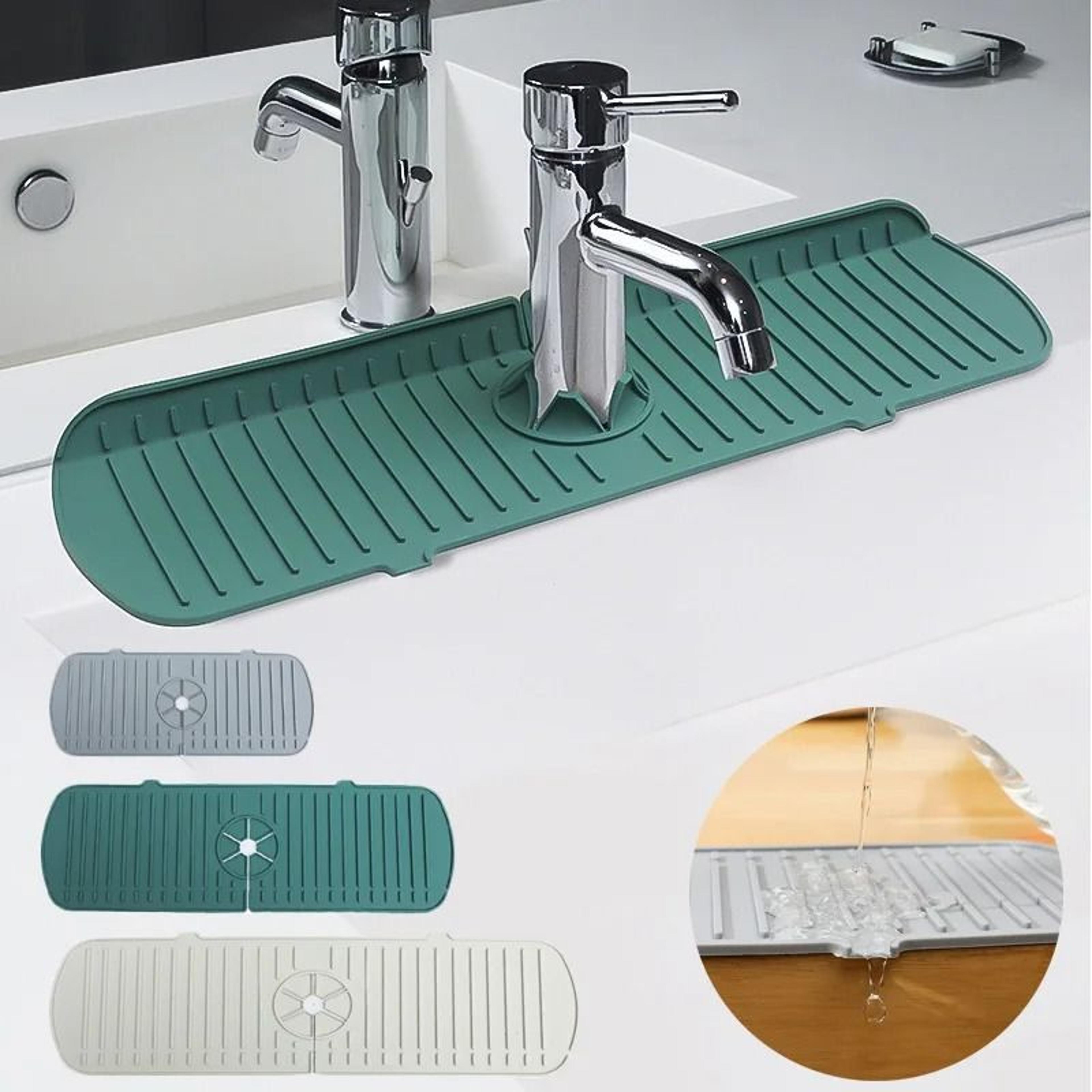 silicone faucet splash guard sink drainage mat