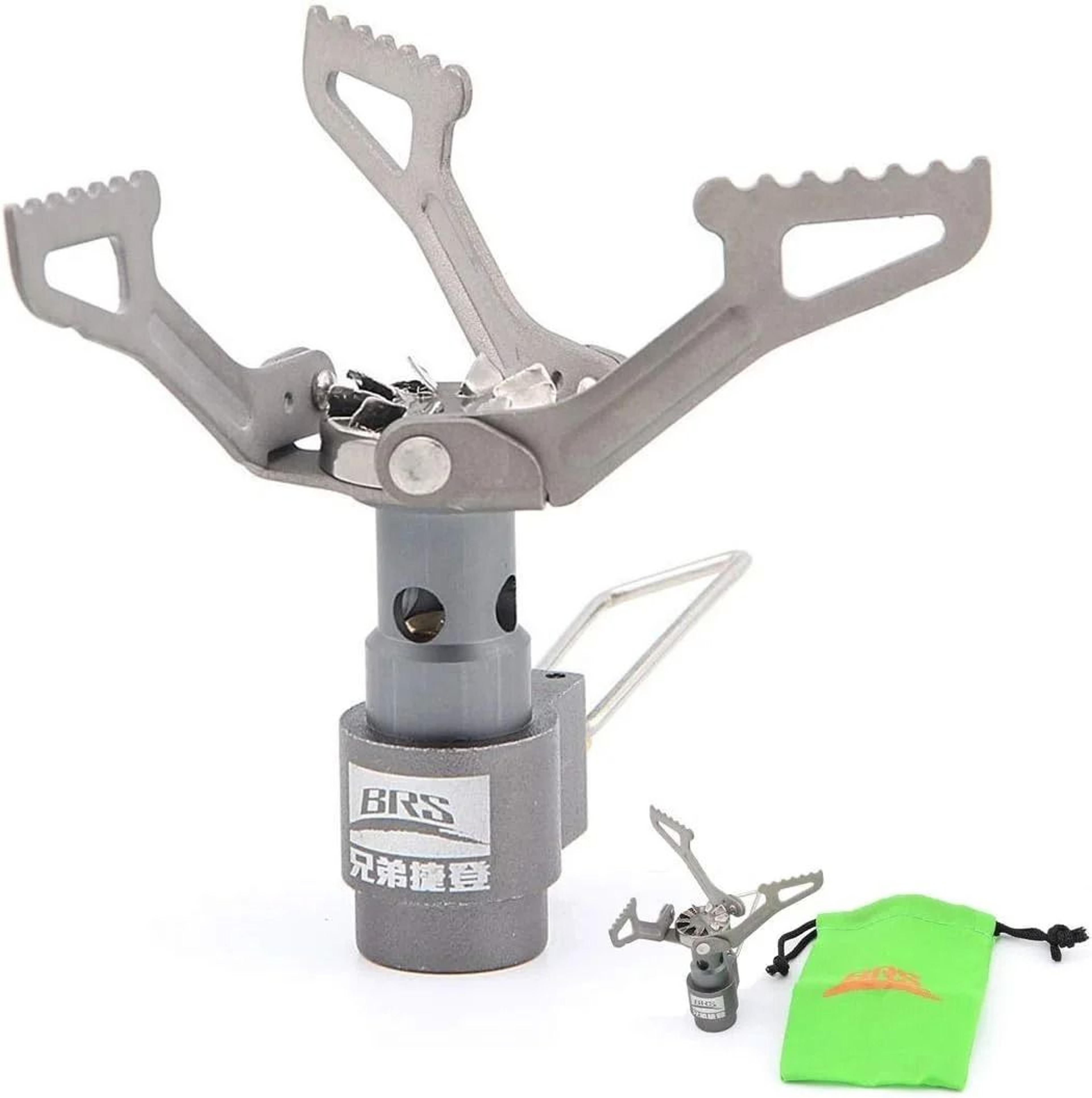 ultralight titanium camping gas stove for outdoor cooking