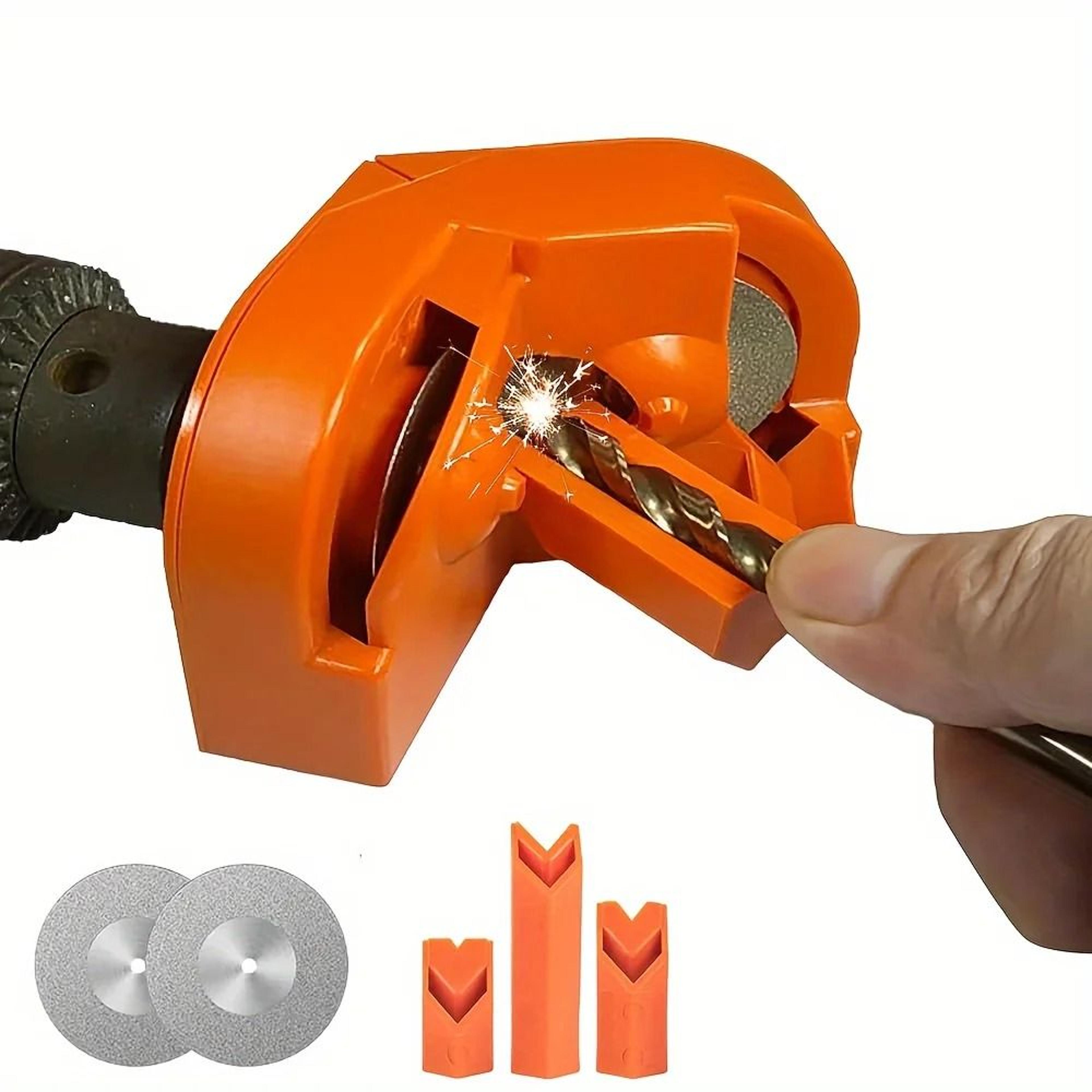 portable drill bit grinder sharpener attachment