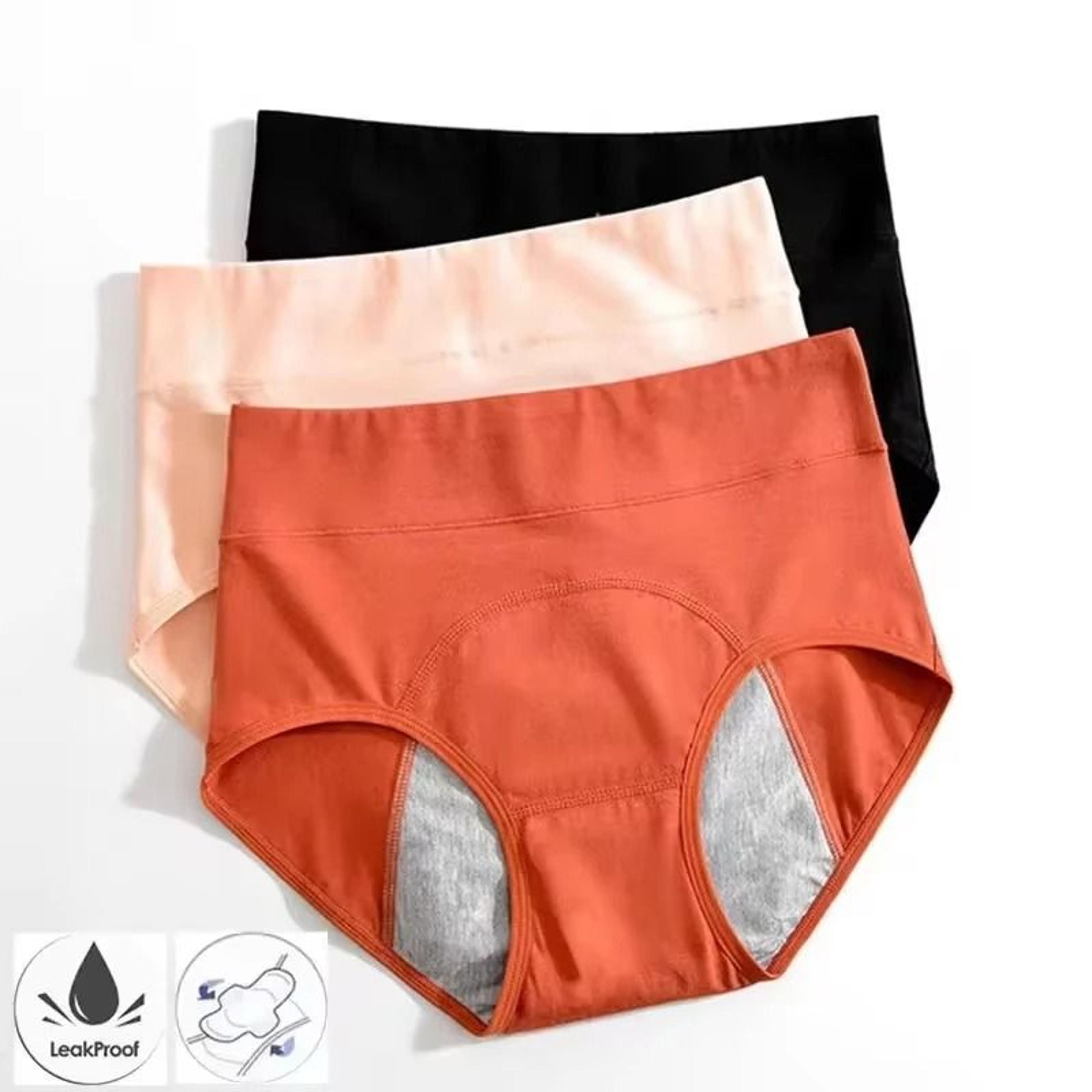 womens high waist menstrual panties leakproof cotton period underwear