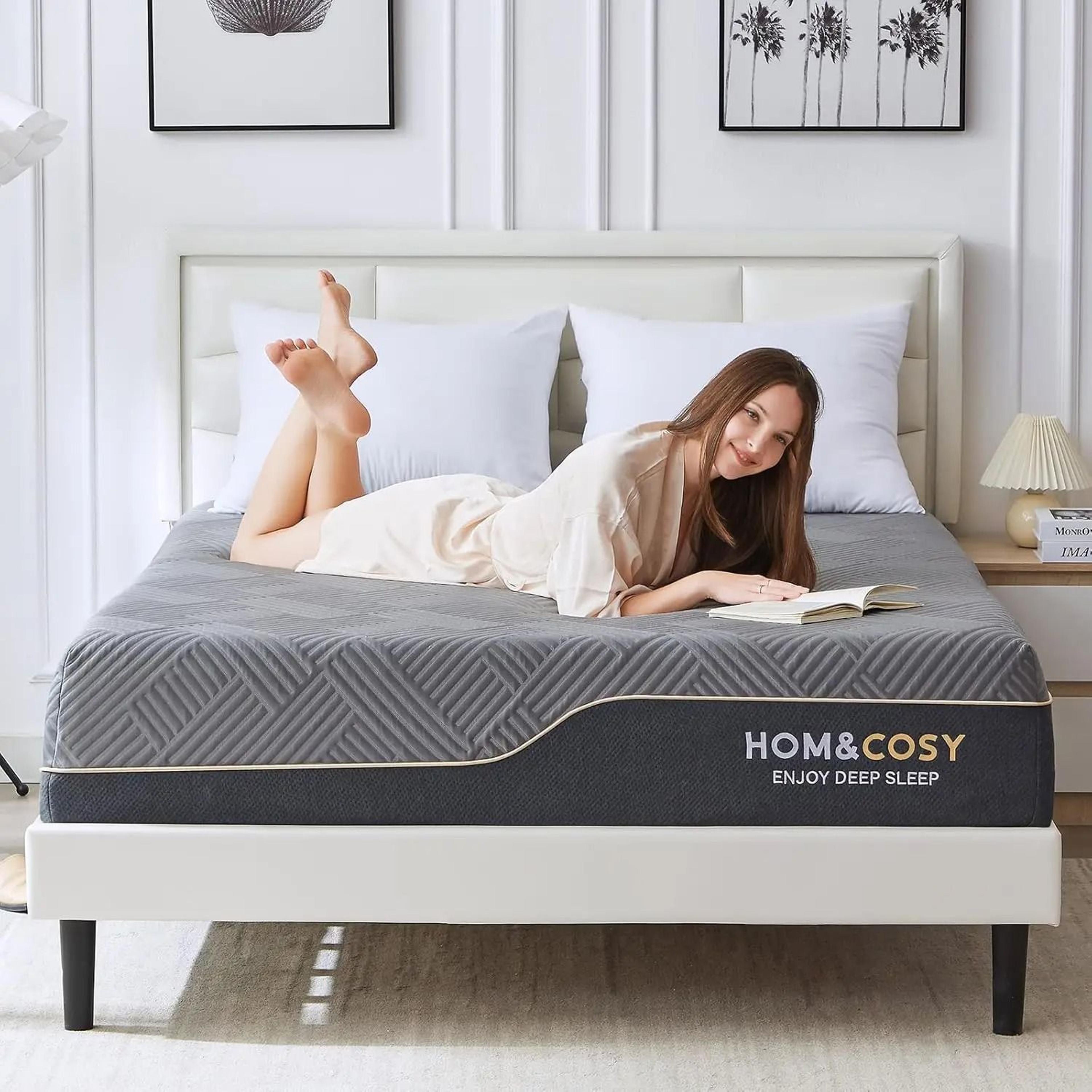cooling gel memory foam mattress with green tea infusion