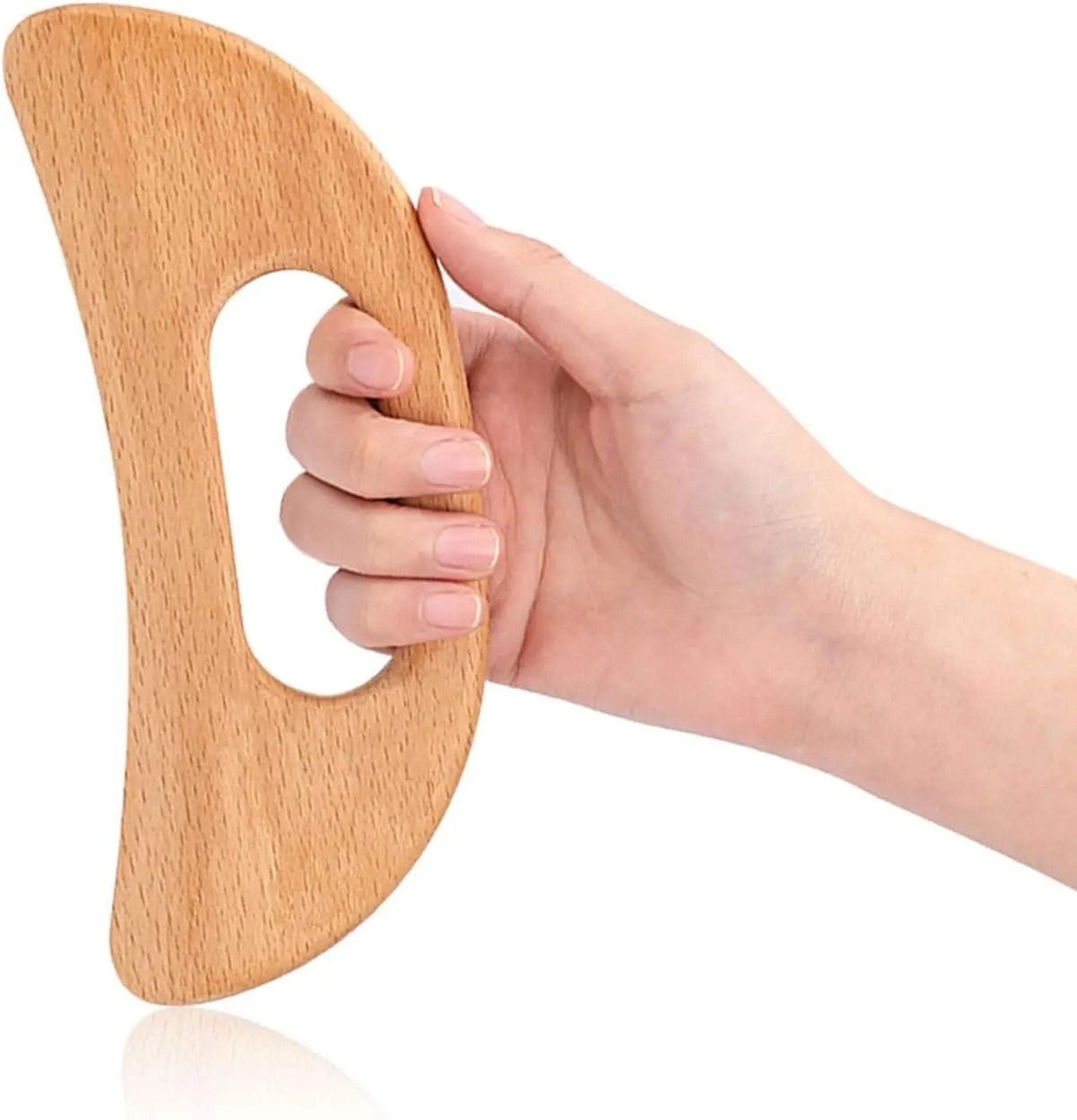 wooden body gua sha massage tool