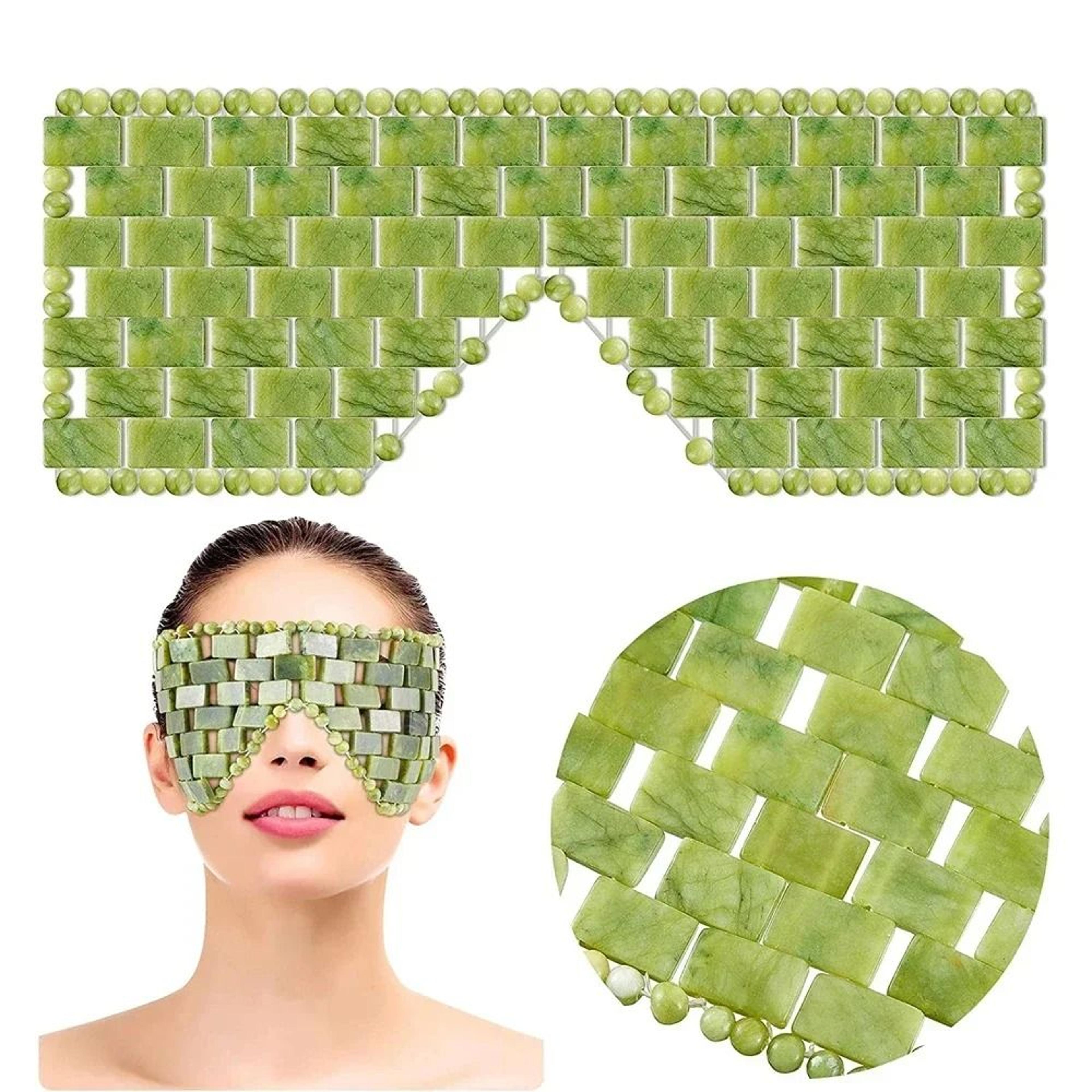 cooling jade eye mask sleep massager