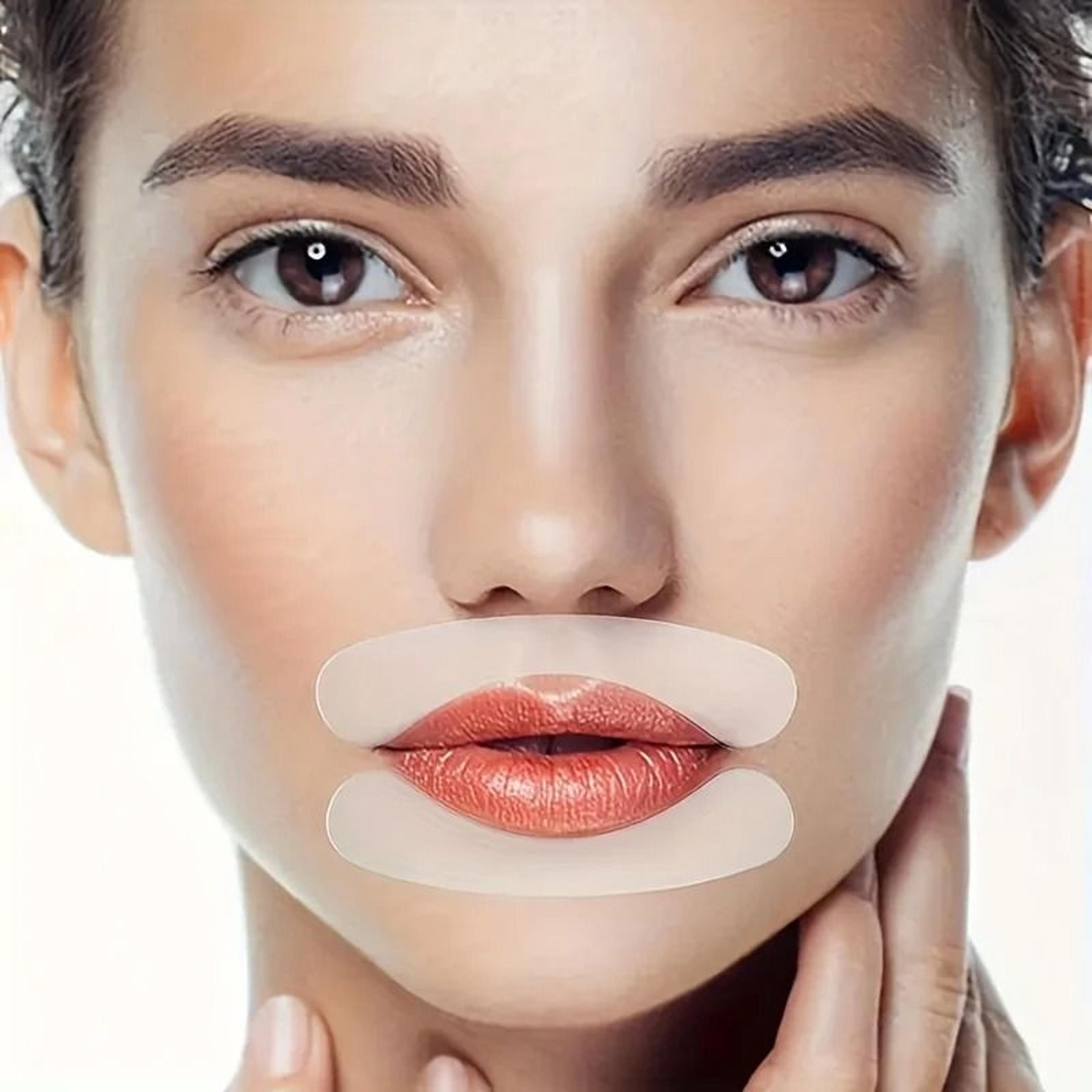 reusable silicone lip wrinkle patches for smile line smoothing