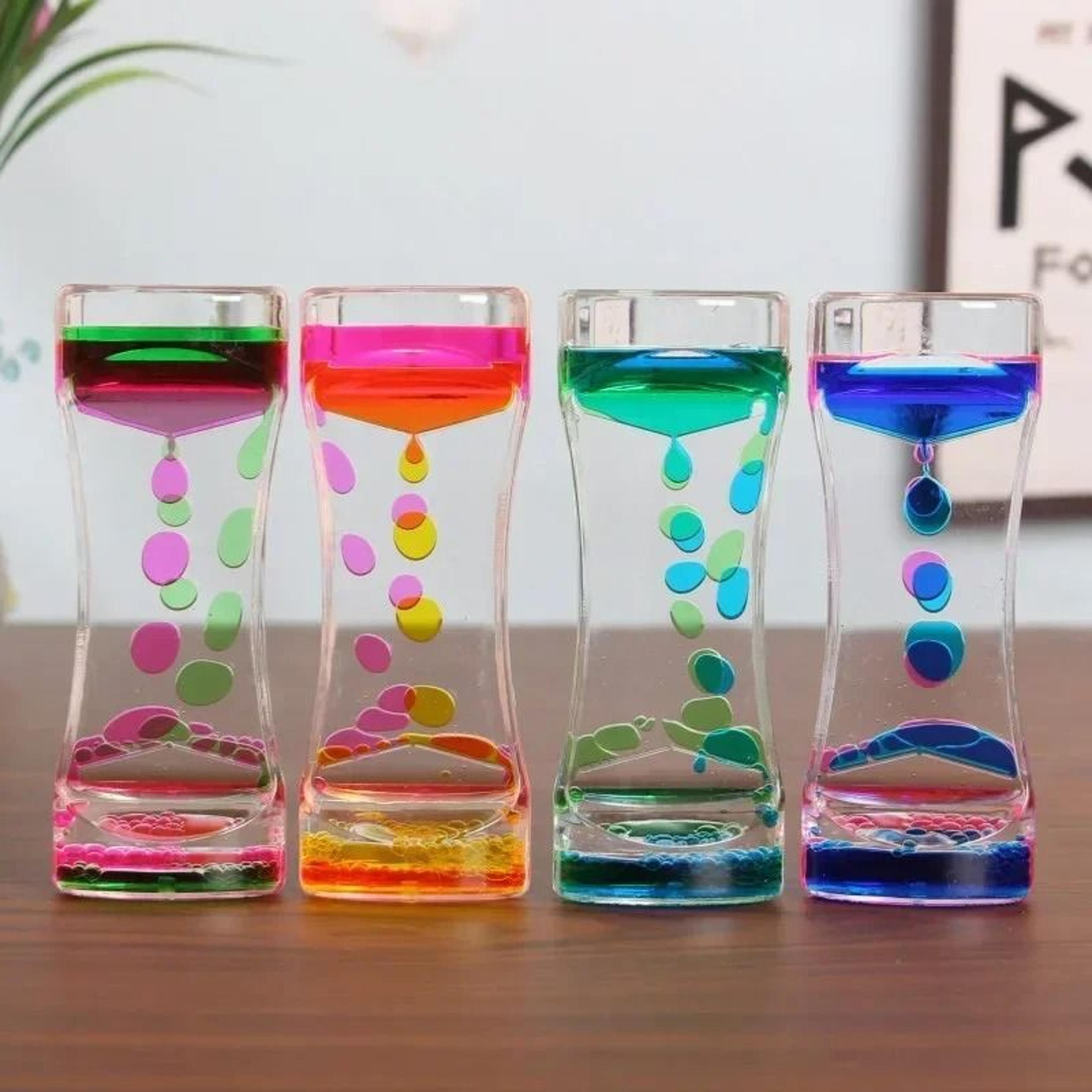 liquid motion bubble timer sensory toy for stress relief