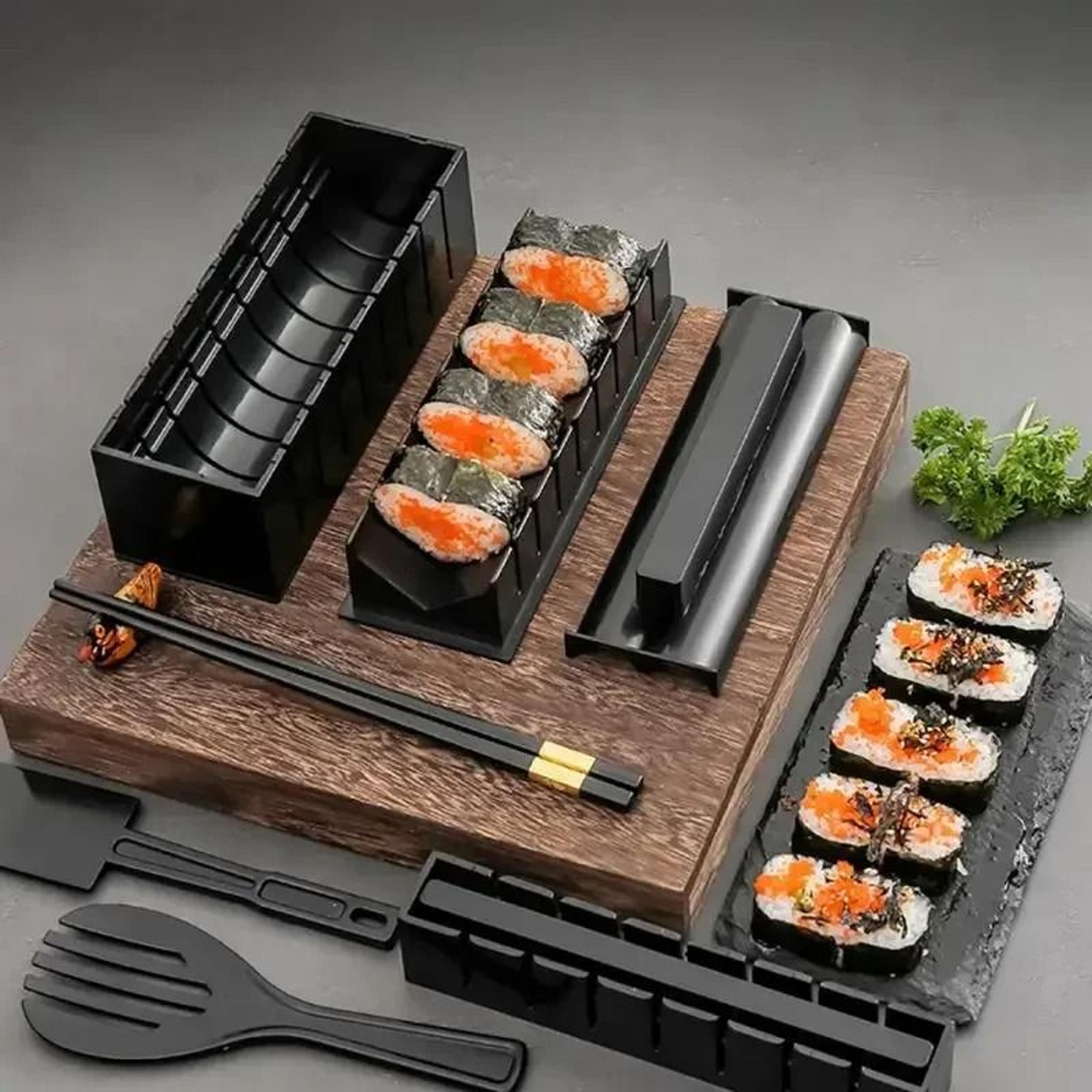diy sushi making kit with rice ball and roll molds