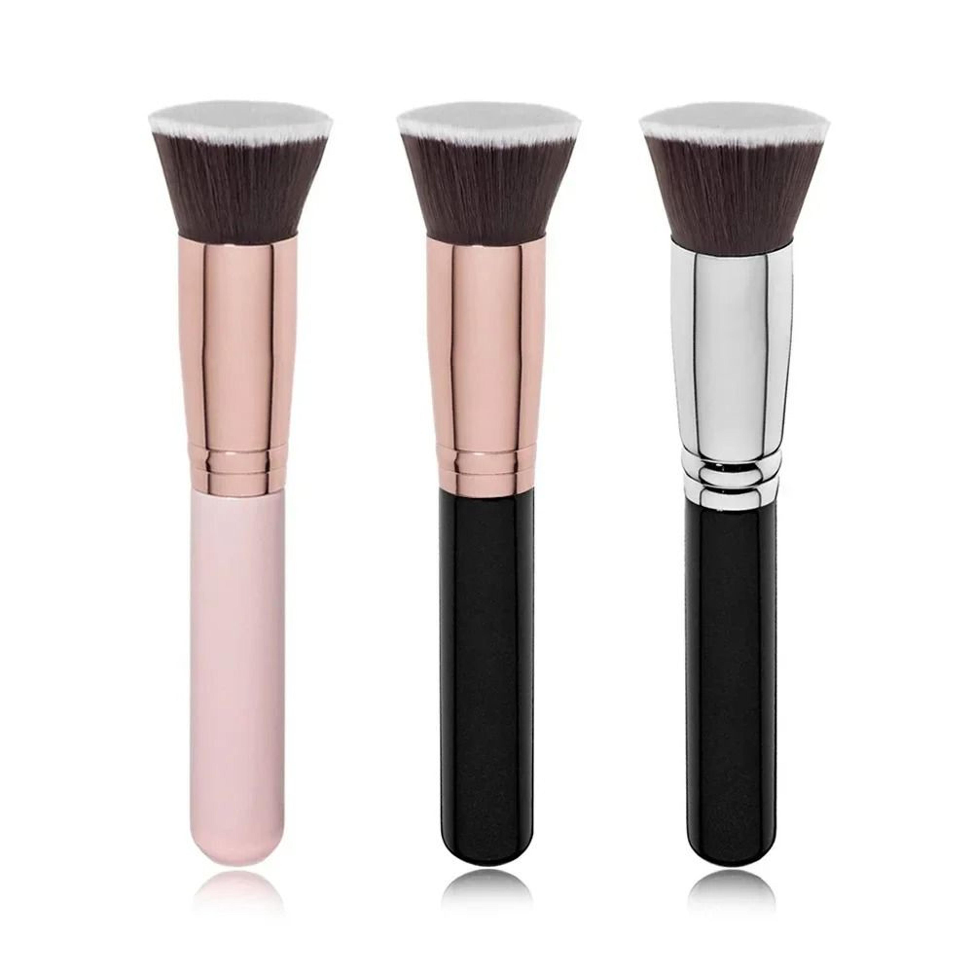 flat makeup brush for foundation and blending