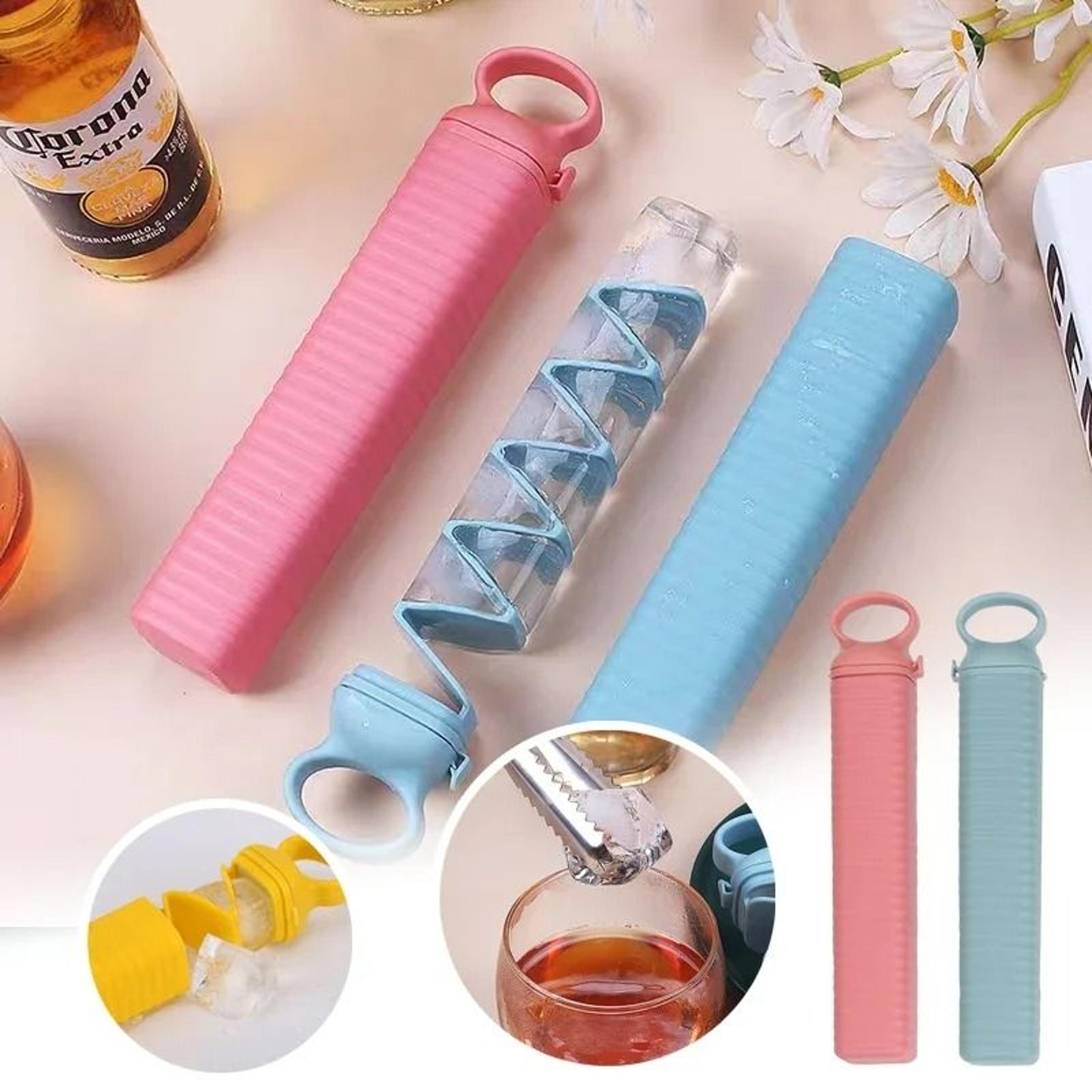 press style ice cube tray for fast freezing