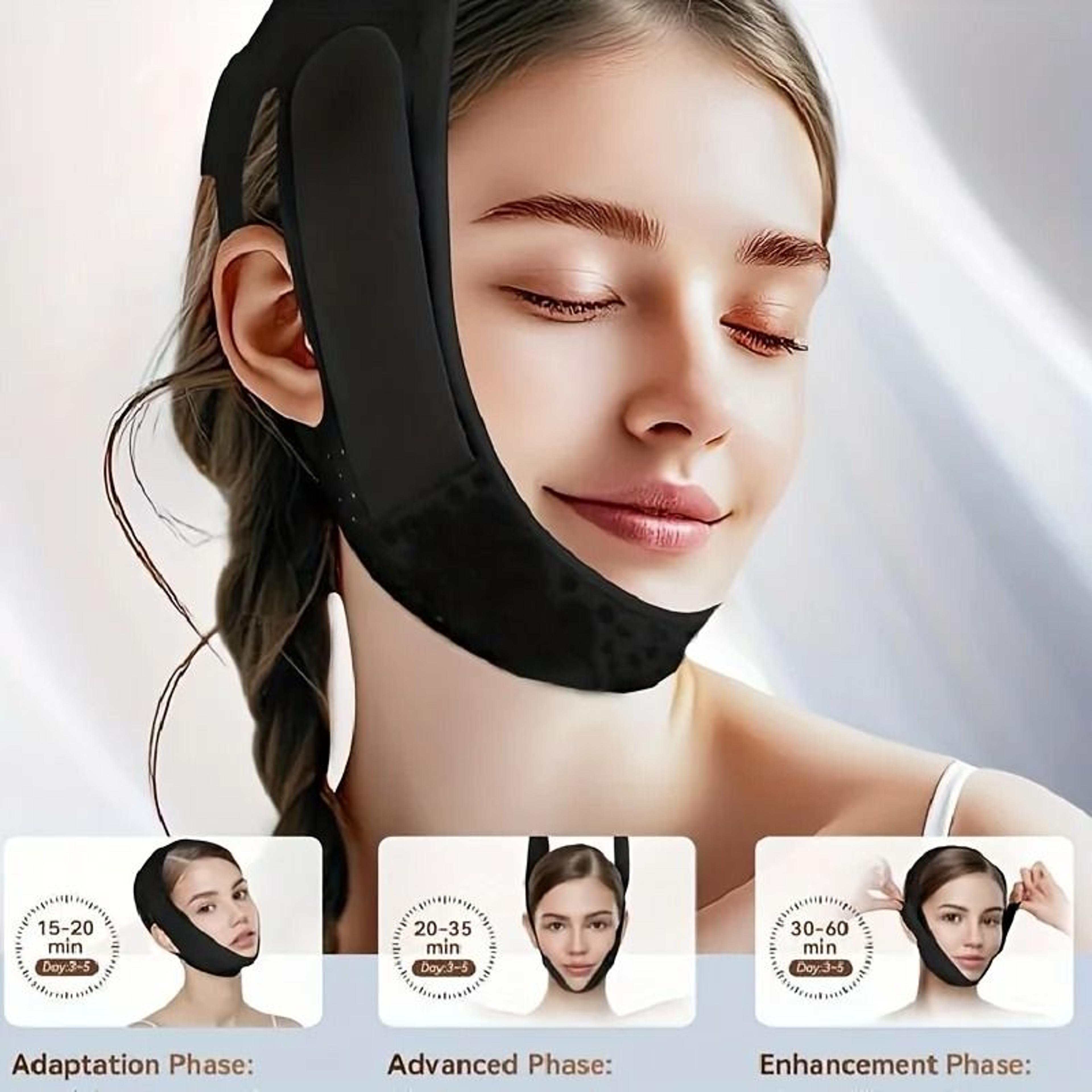 v face lifting bandage jawline support strap
