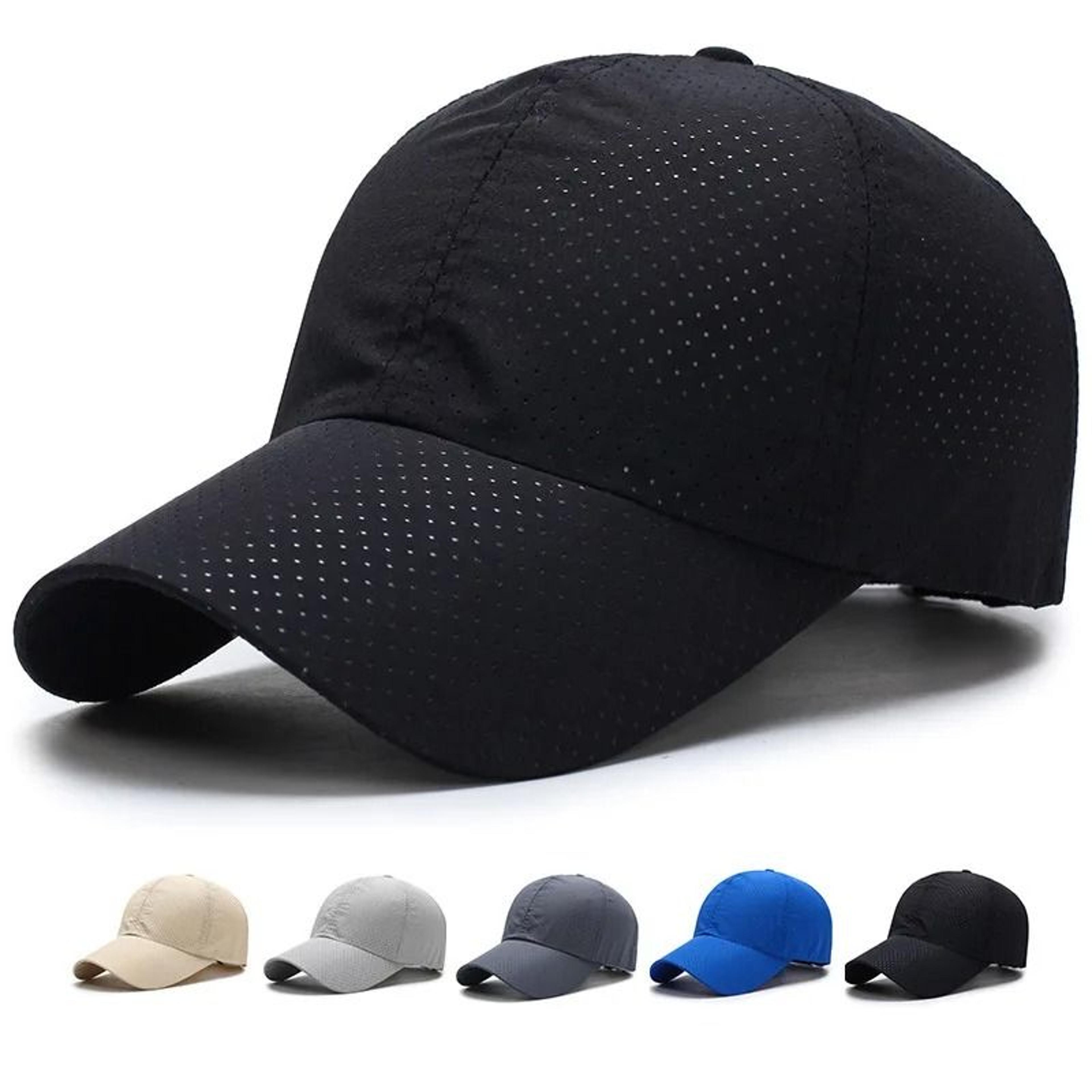 breathable quick dry mesh baseball cap for outdoor sports