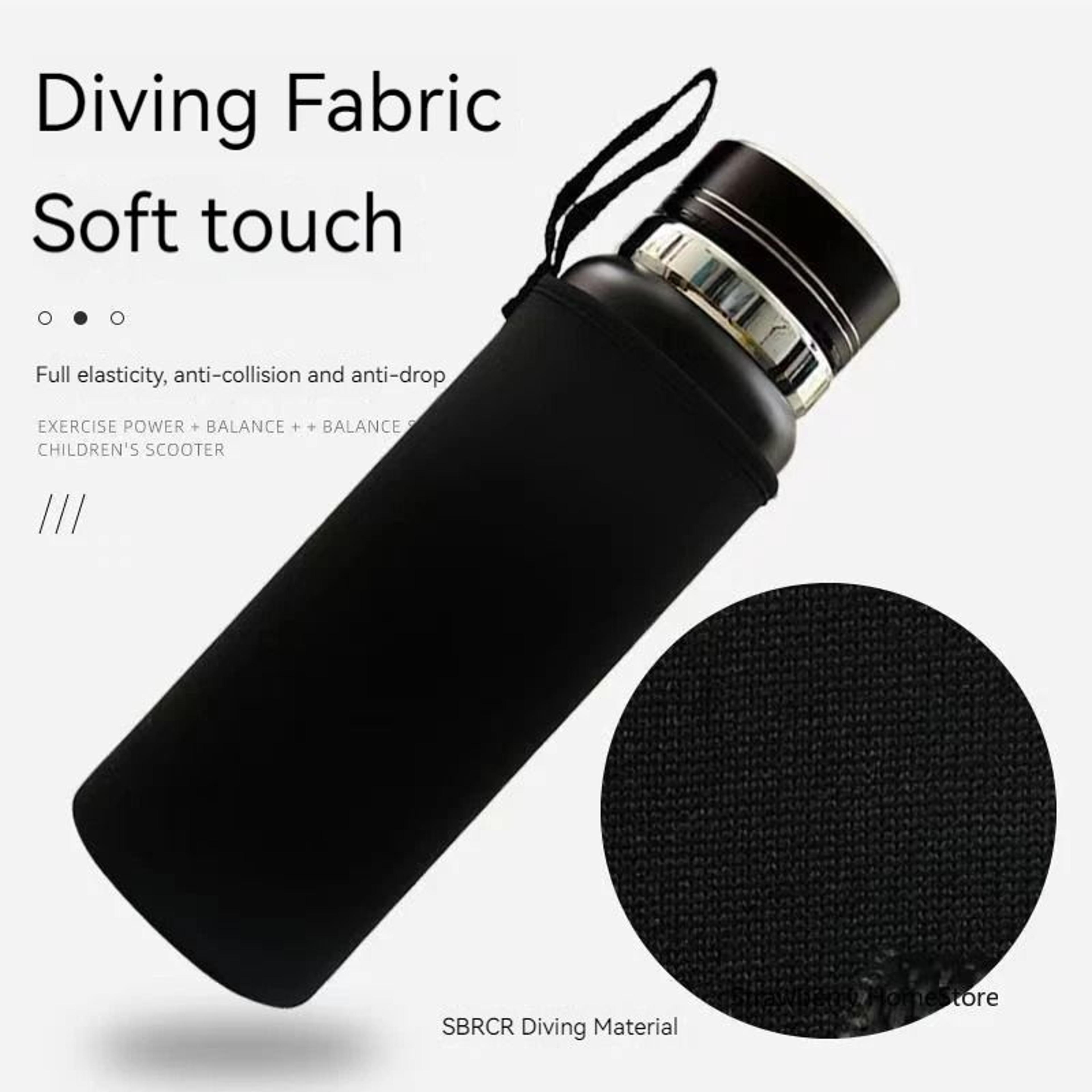 insulated neoprene water bottle case with strap for 750 1000 and 1500 ml bottles