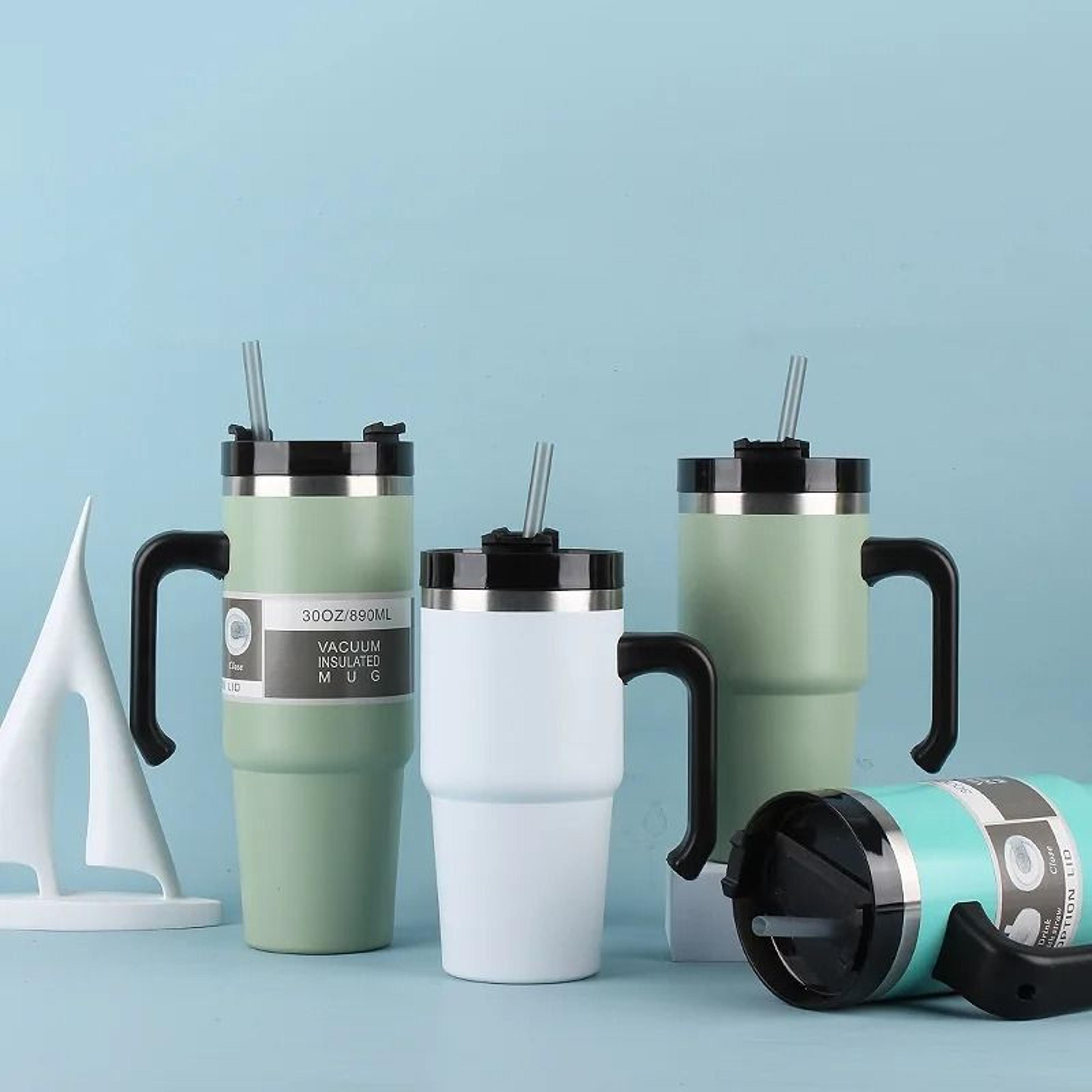 stainless steel vacuum insulated thermos water bottle for hot and cold drinks