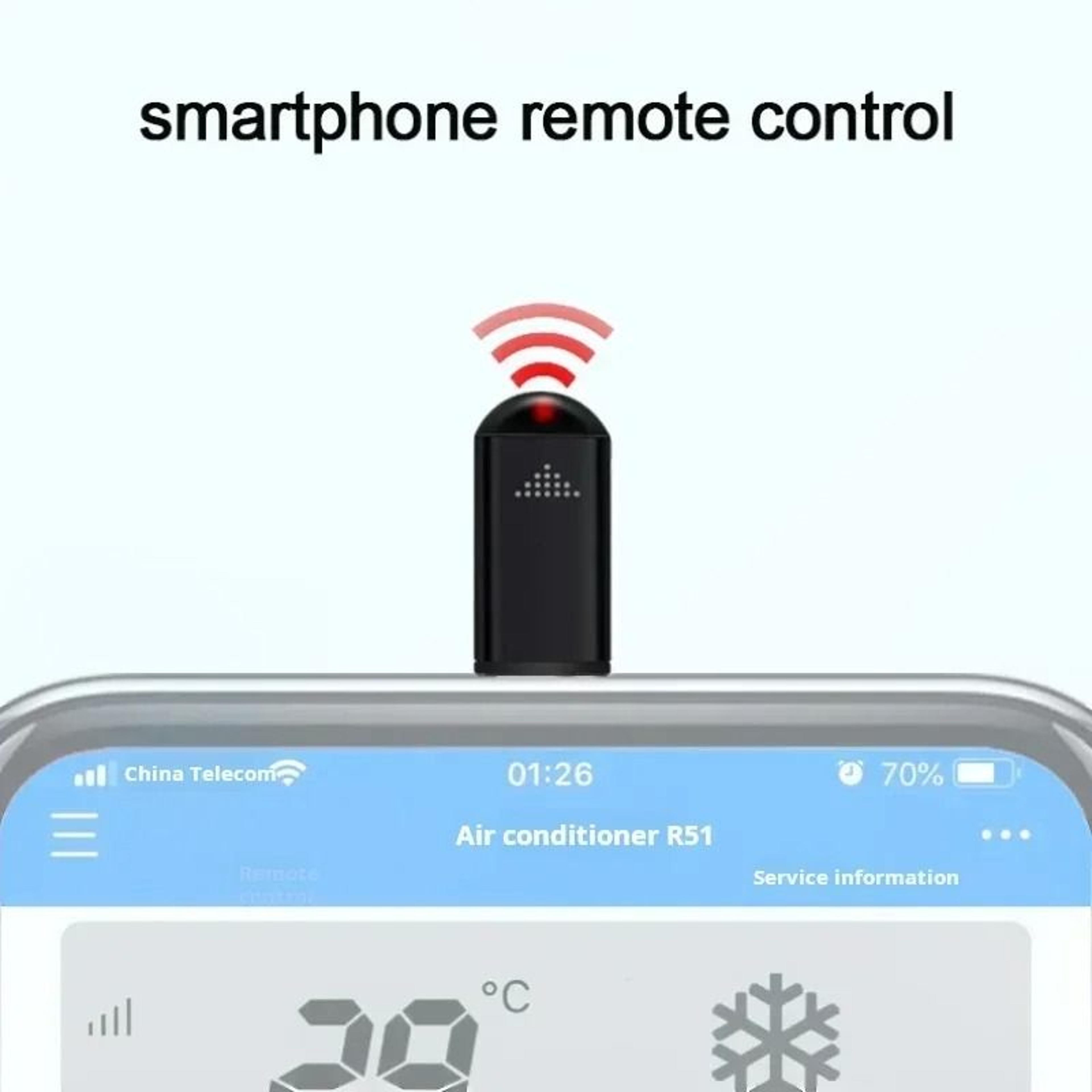 type c smartphone infrared remote control adapter for tv and home appliances