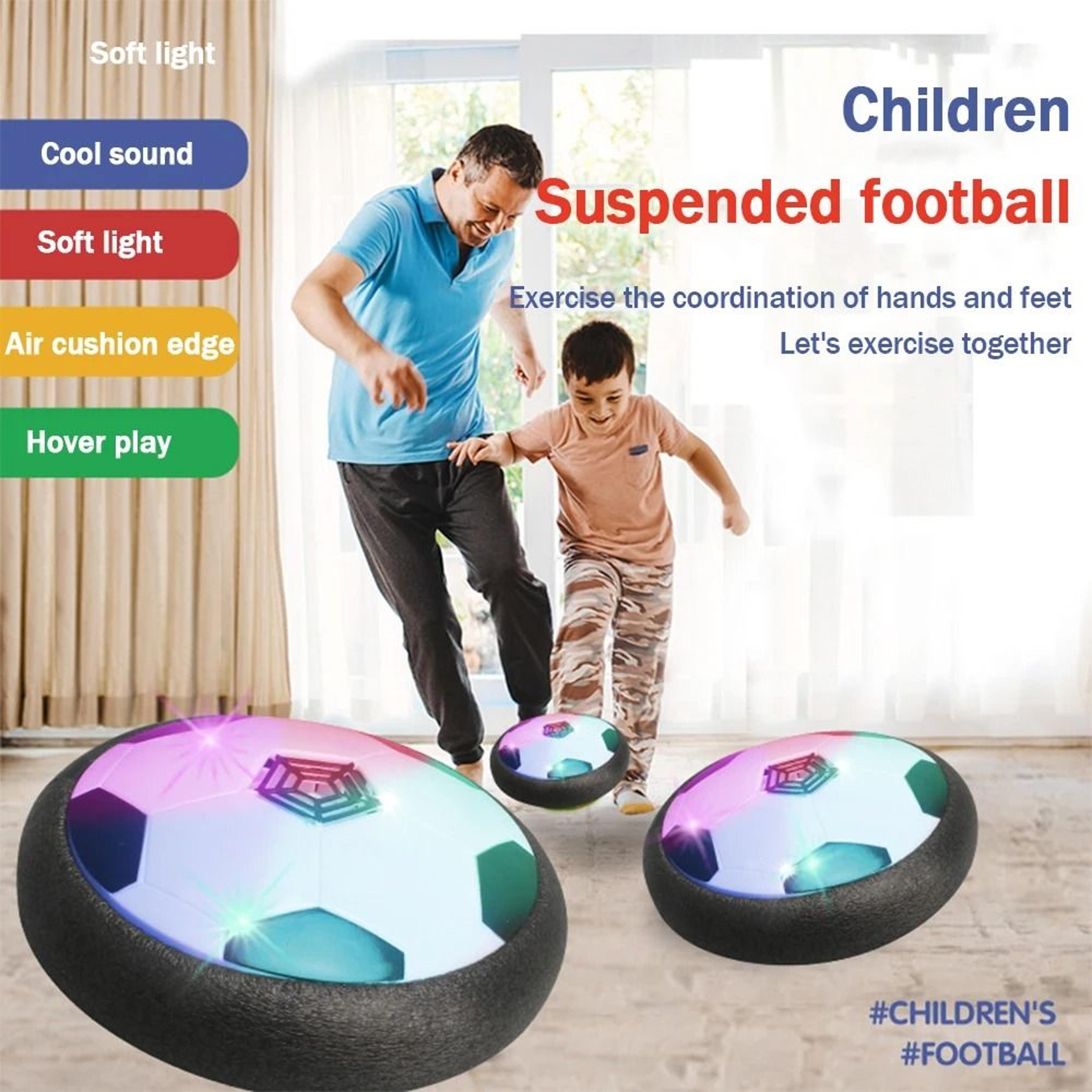 hovering led air cushion indoor soccer ball toy for kids and parent child play
