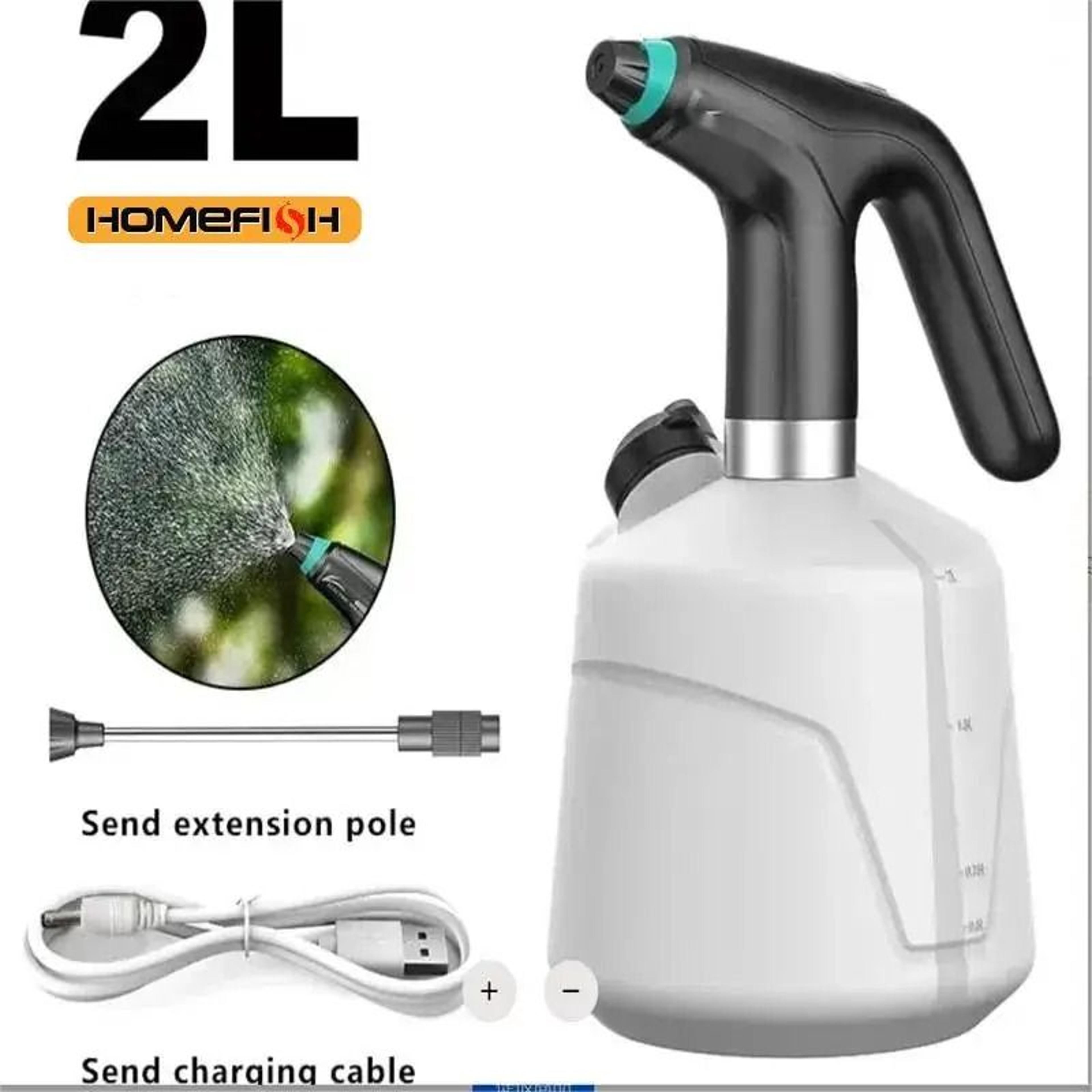 2l usb rechargeable electric plant sprayer with automatic mist and watering control